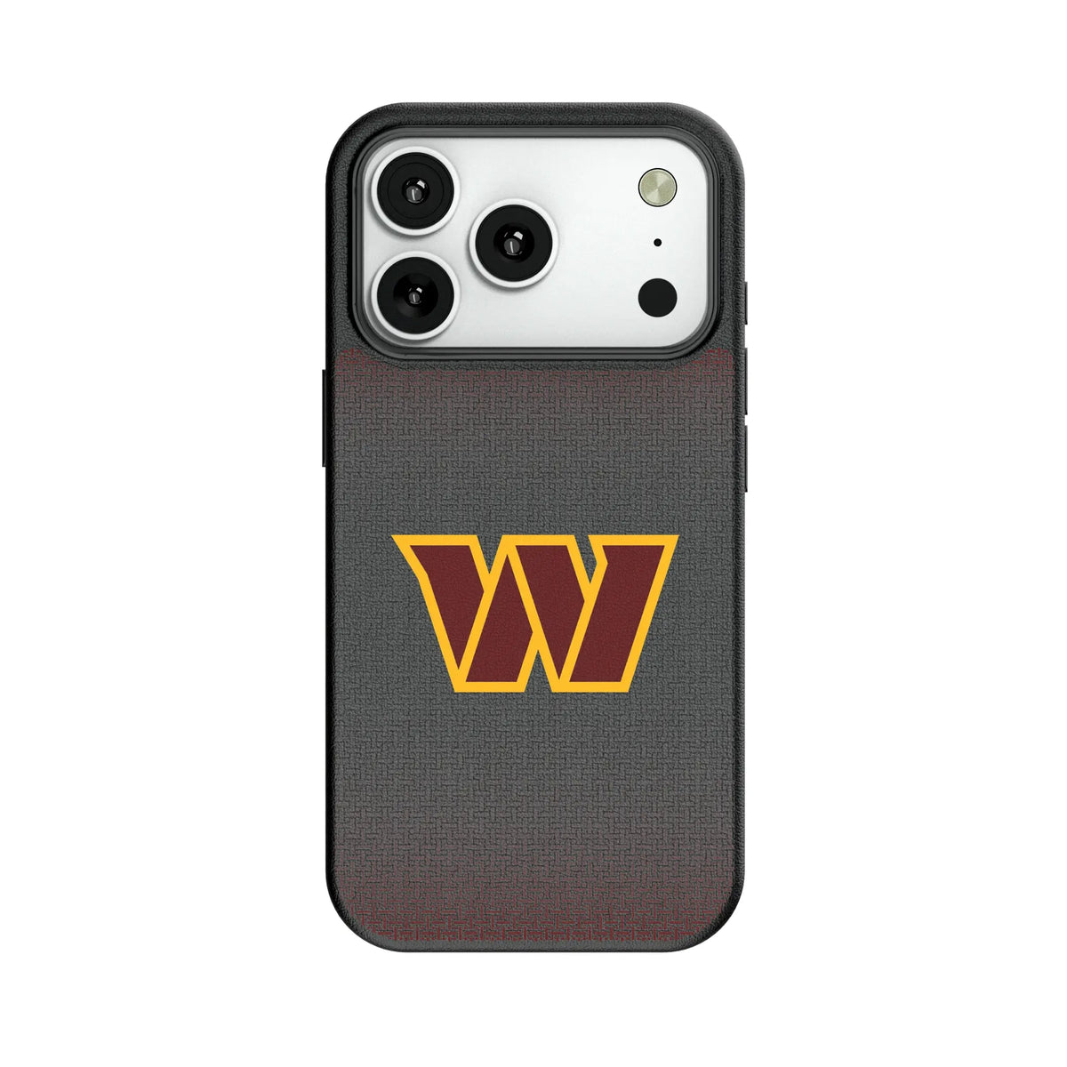 Washington Commanders Linen MagSafe Compatible Phone Case for Apple iPhone 10