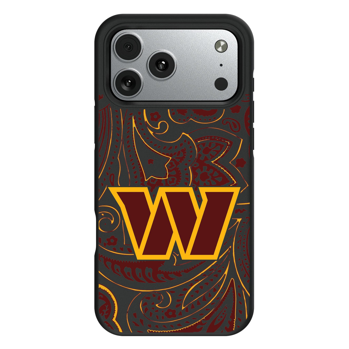 Washington Commanders Paisley Bump Phone Case 11