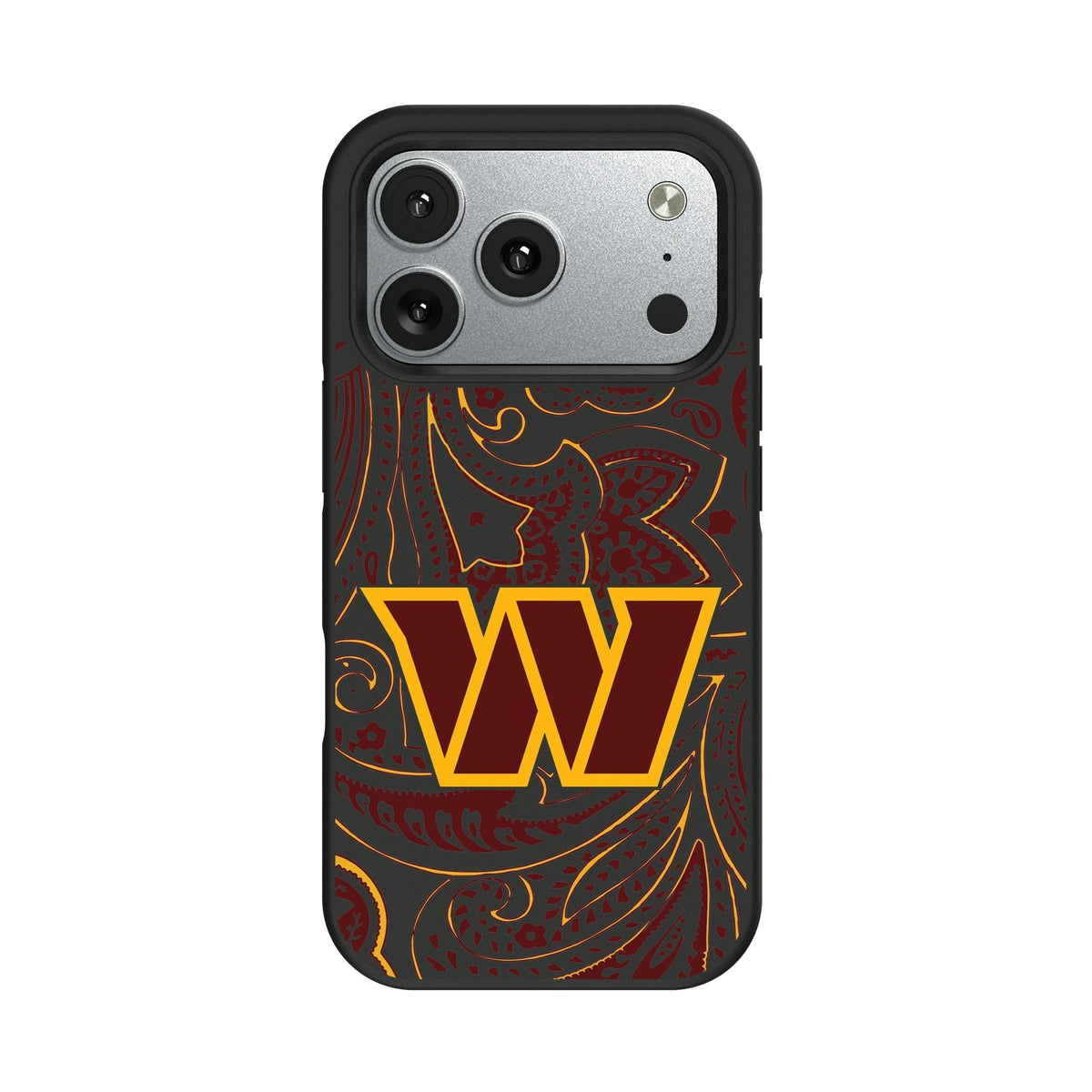 Washington Commanders Paisley Bump Phone Case 10