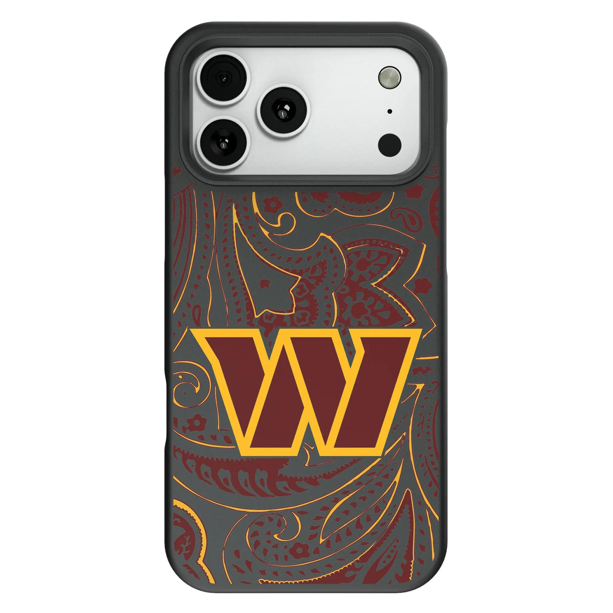 Washington Commanders Paisley Bump Phone Case 13