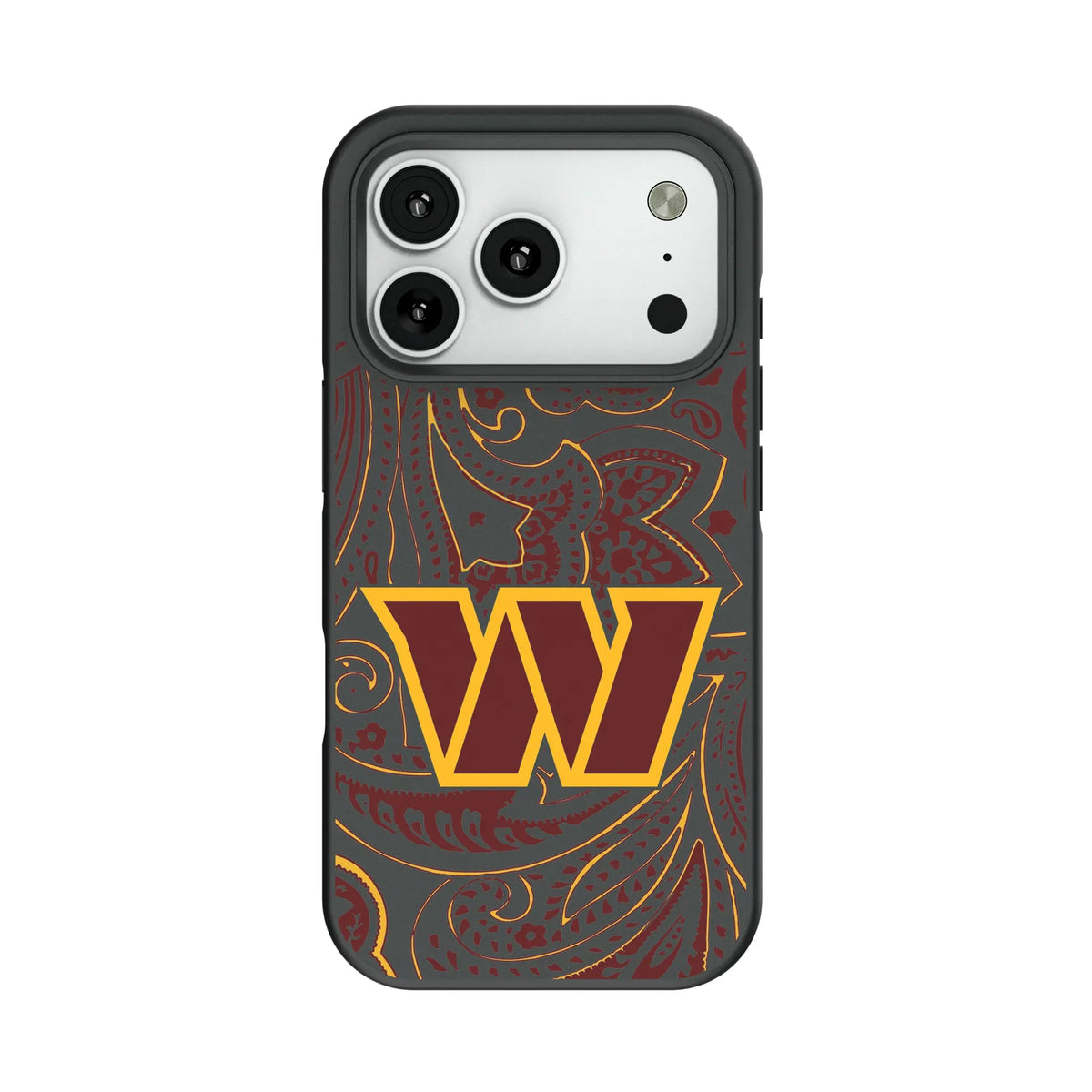 Washington Commanders Paisley Bump Phone Case 12