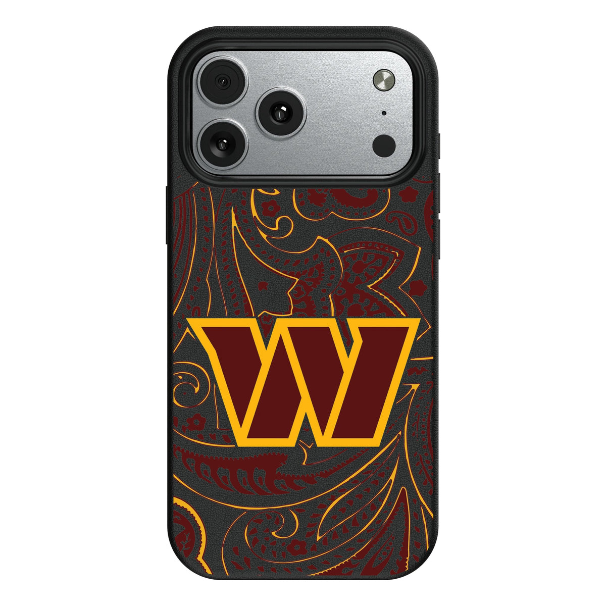 Washington Commanders Paisley MagSafe Compatible Phone Case for Apple iPhone 9
