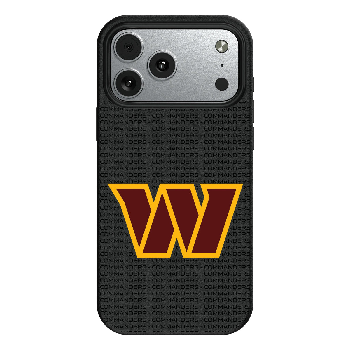 Washington Commanders Text Backdrop MagSafe Compatible Phone Case for Apple iPhone 9