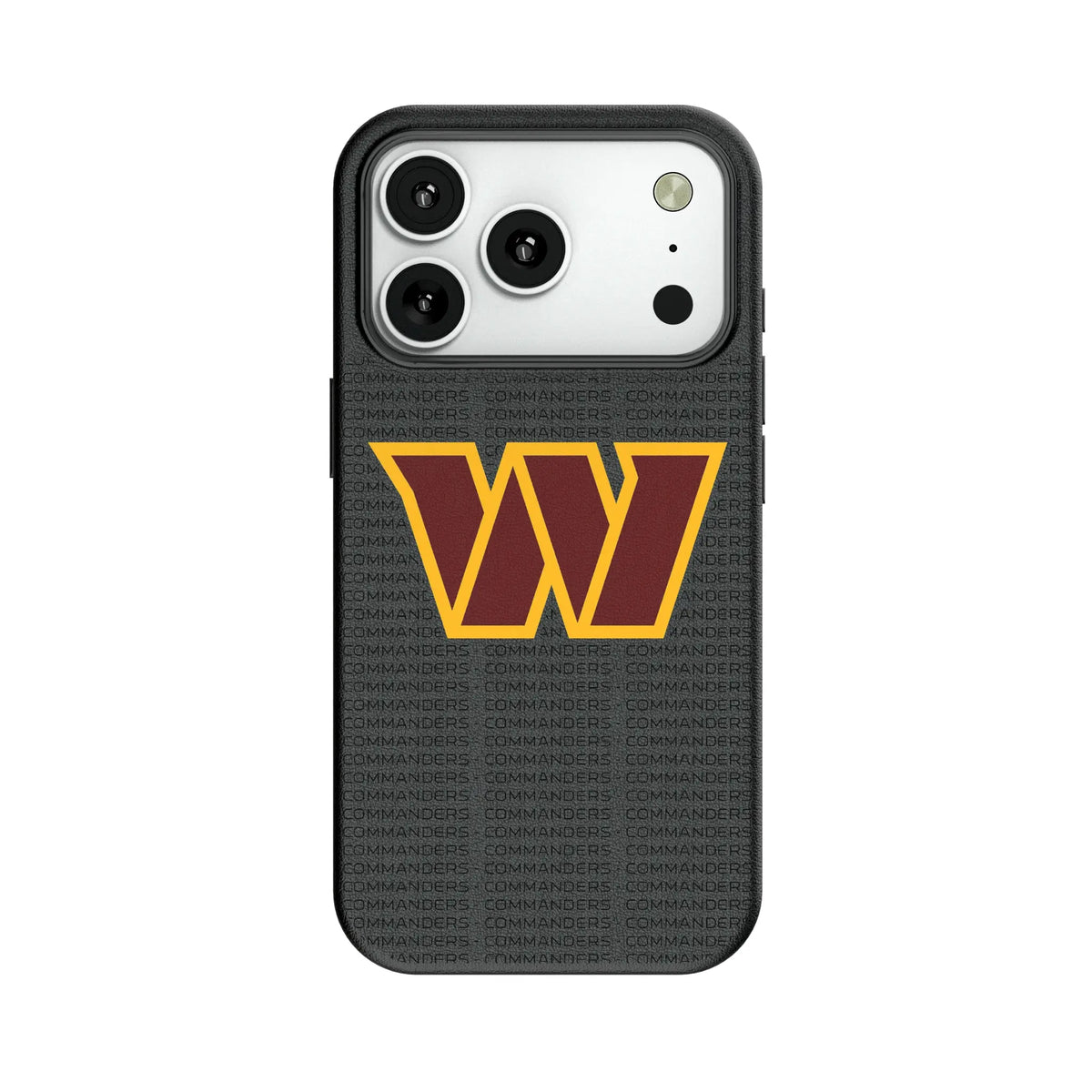 Washington Commanders Text Backdrop MagSafe Compatible Phone Case for Apple iPhone 10