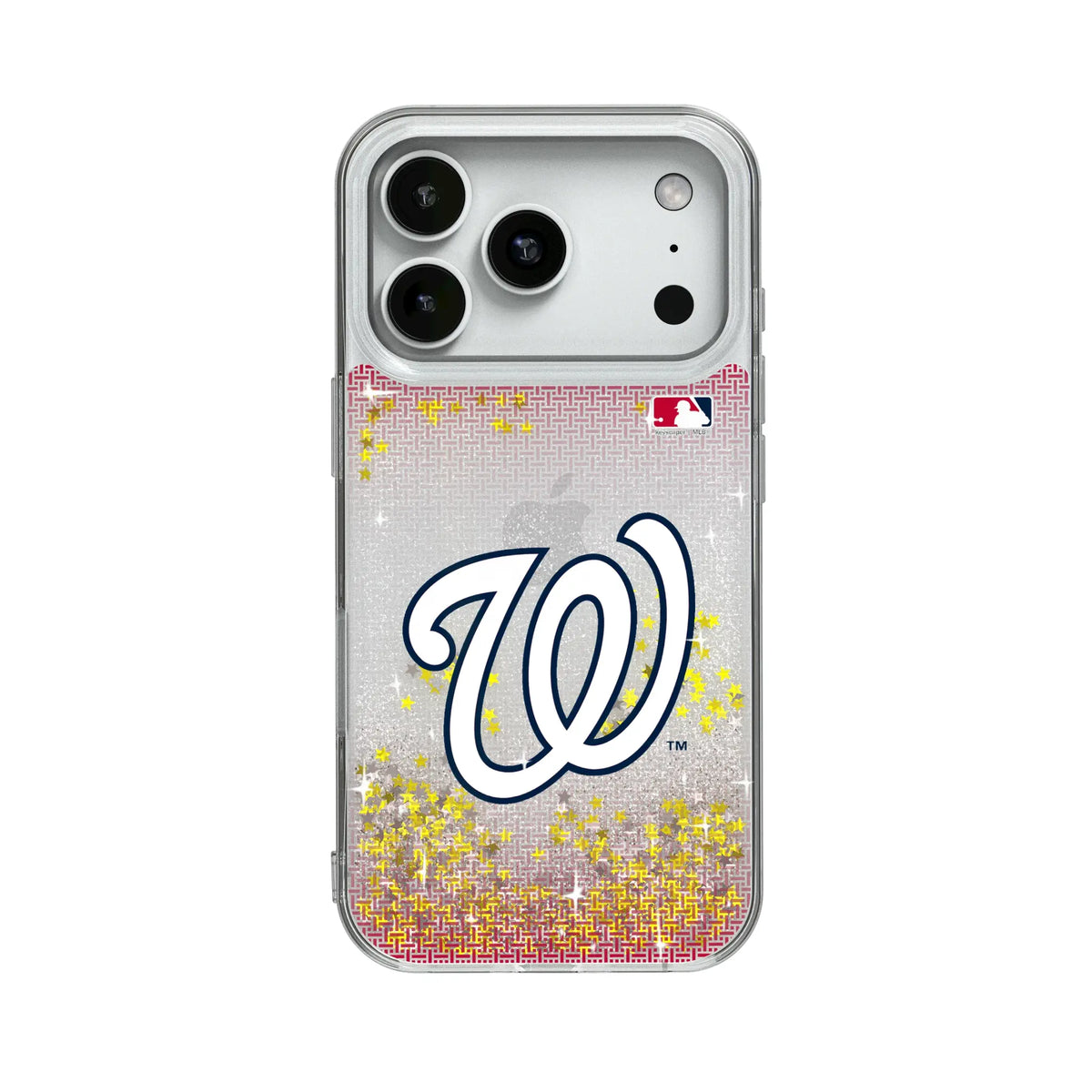 Washington Nationals Linen Glitter Phone Case 18