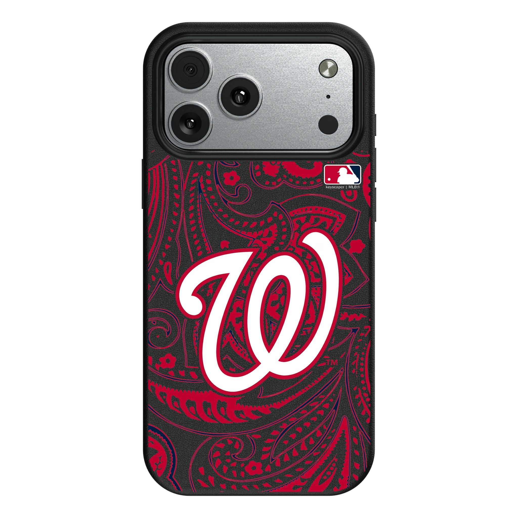 Washington Nationals Paisley MagSafe Compatible Phone Case for Apple iPhone 10