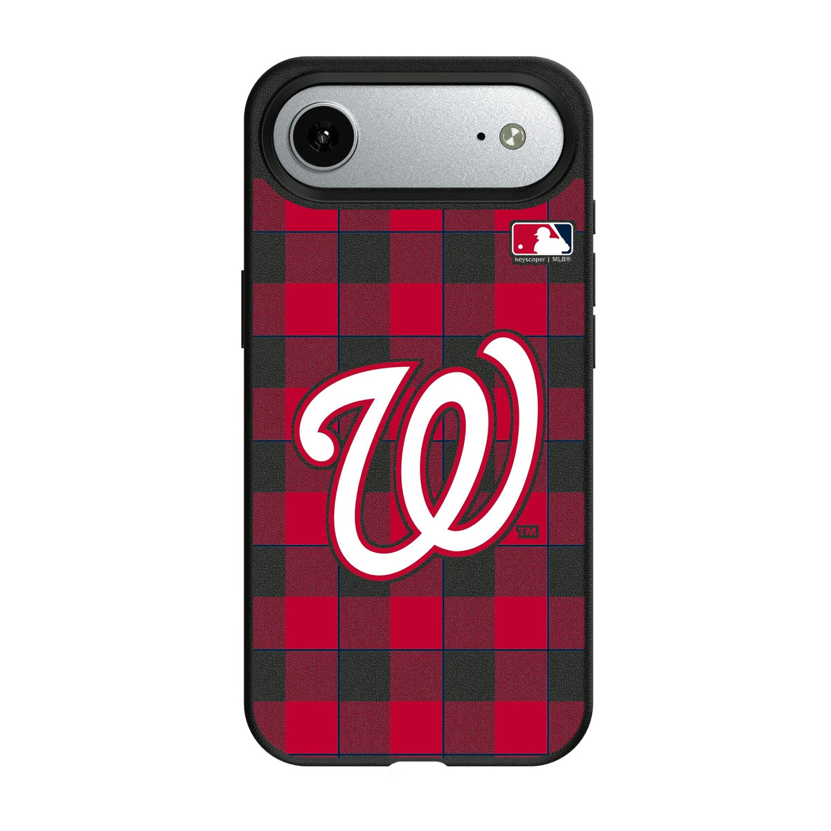 Washington Nationals Plaid MagSafe Compatible Phone Case for Apple iPhone 8