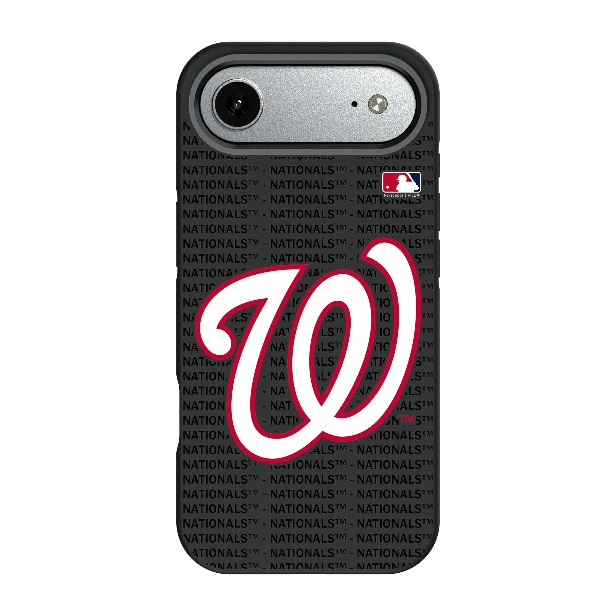 Washington Nationals Text Backdrop Bump Phone Case 9