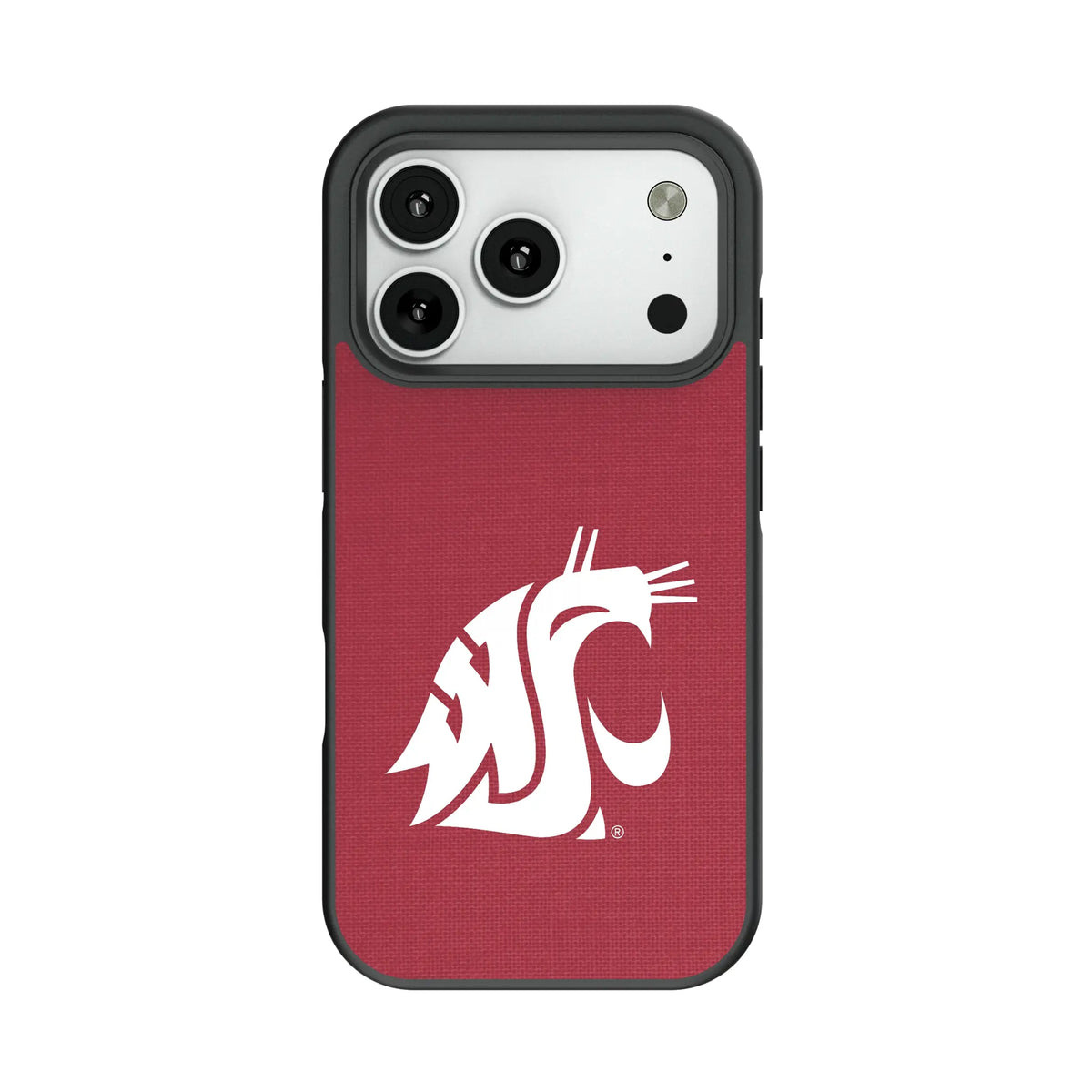 Washington State University Cougars Solid Bump Phone Case 9