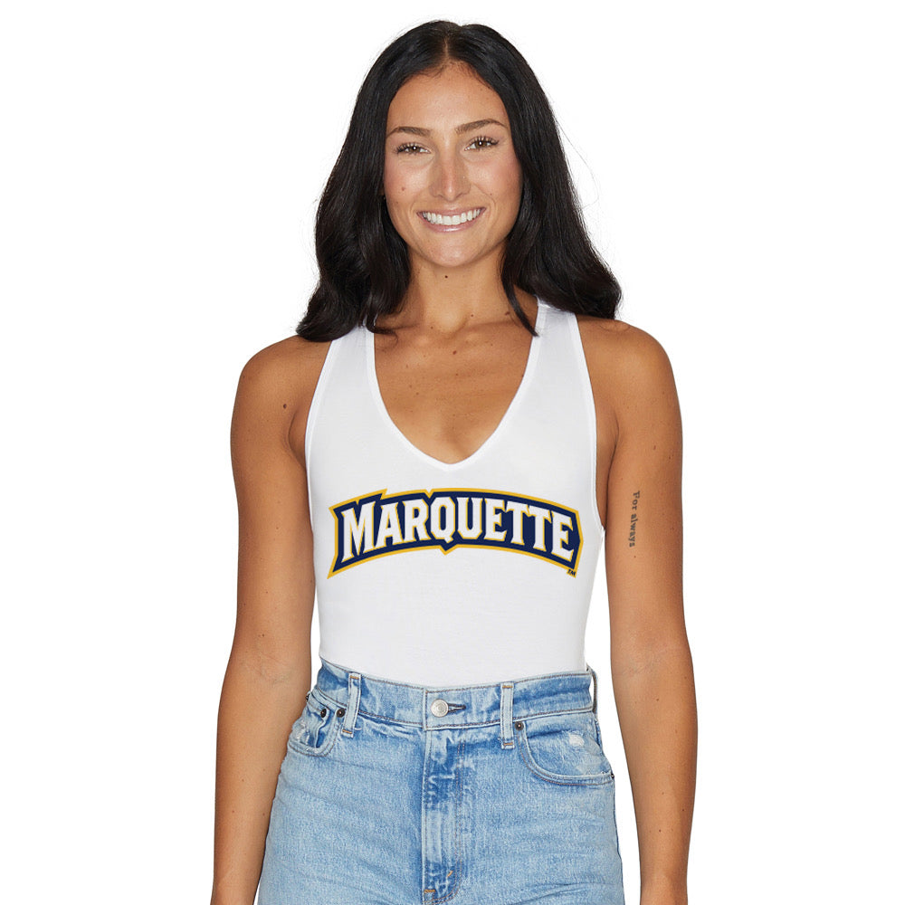 Marquette White Bodysuit | lojobands