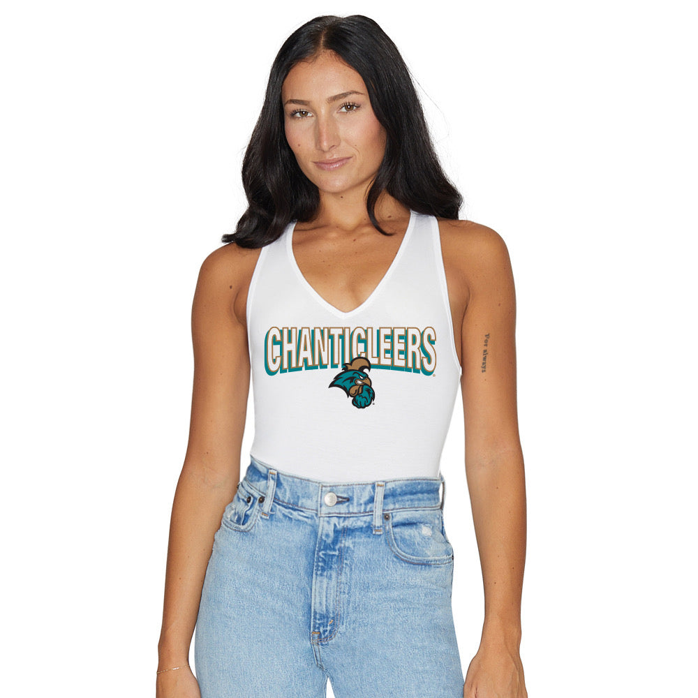 Coastal Carolina White Bodysuit | lojobands