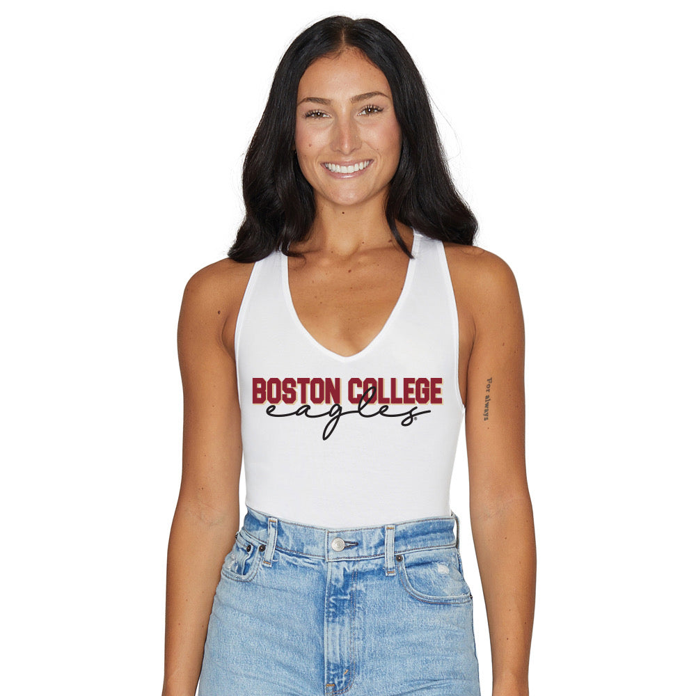 Boston College White Bodysuit | lojobands