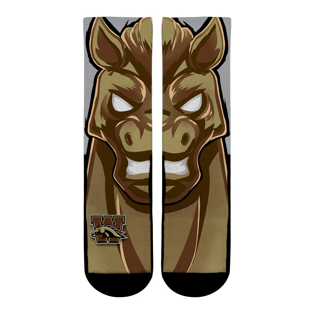 Western Michigan Broncos - Buster Mascot Crew | Rock 'Em Socks