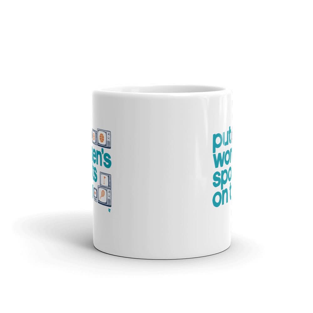 Put Women's Sports on TV Mug 3