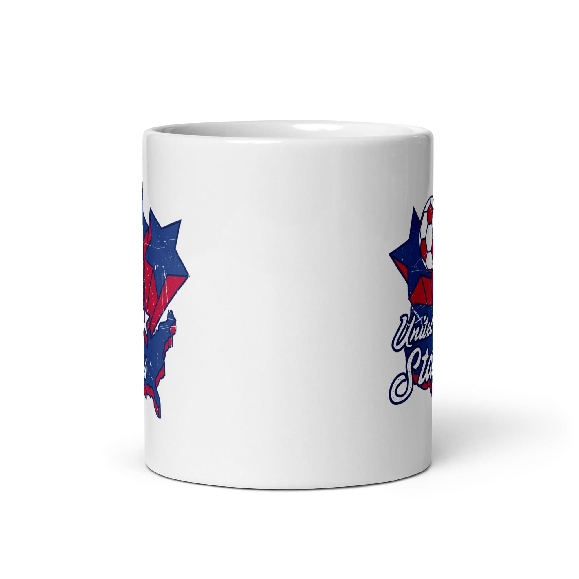 USA Soccer Vintage Map Mug 3
