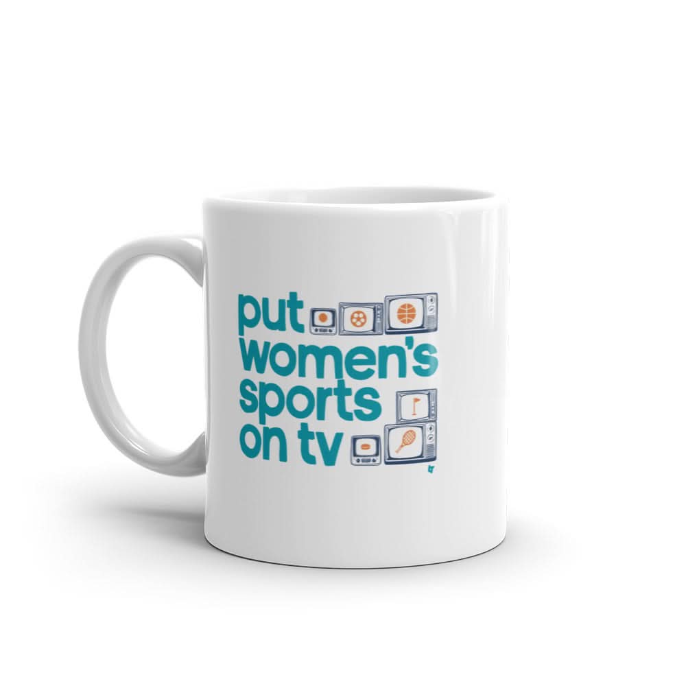Put Women's Sports on TV Mug 2