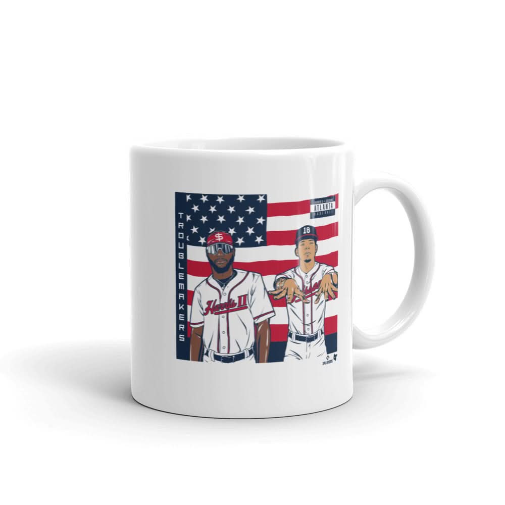 Michael Harris II & Vaughn Grissom: Troublemakers Mug 1