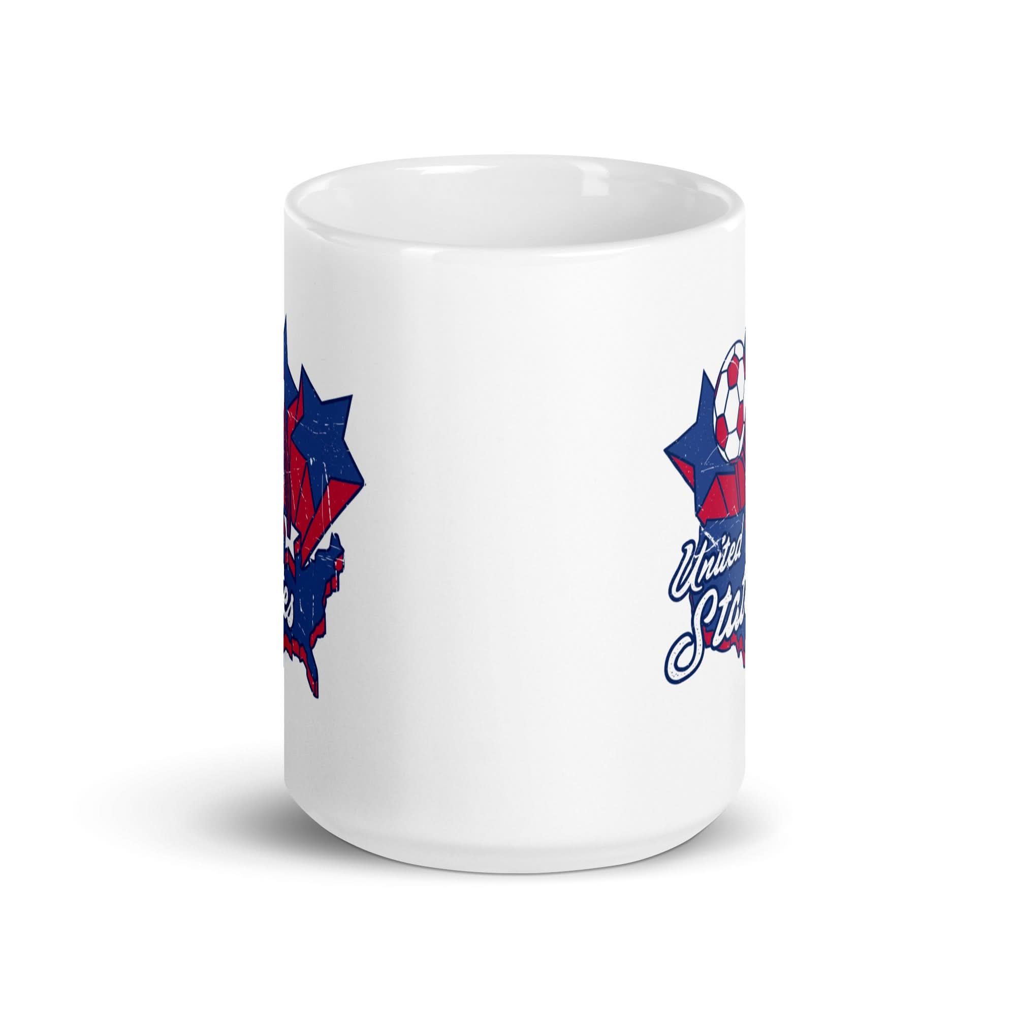 USA Soccer Vintage Map Mug 6