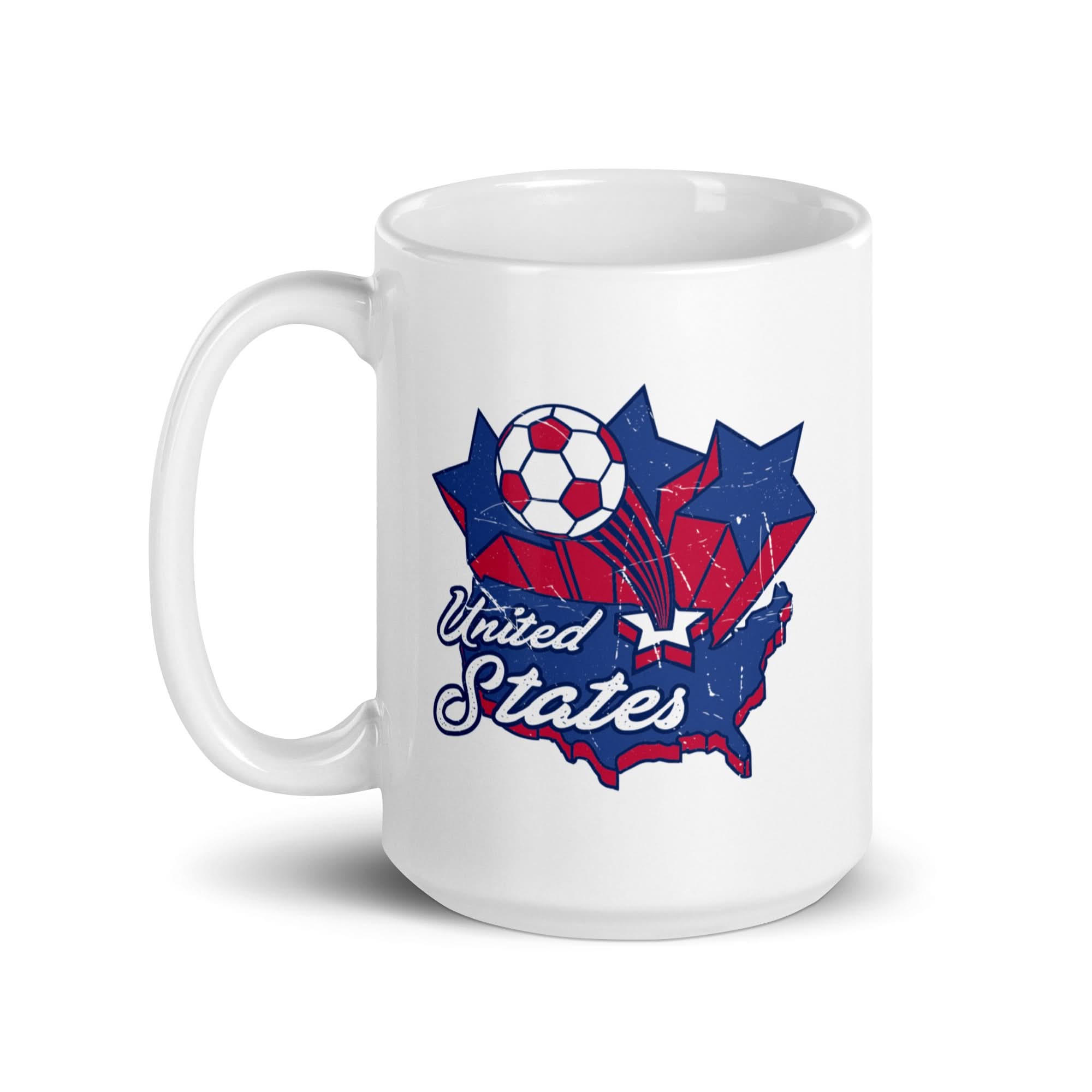 USA Soccer Vintage Map Mug 5