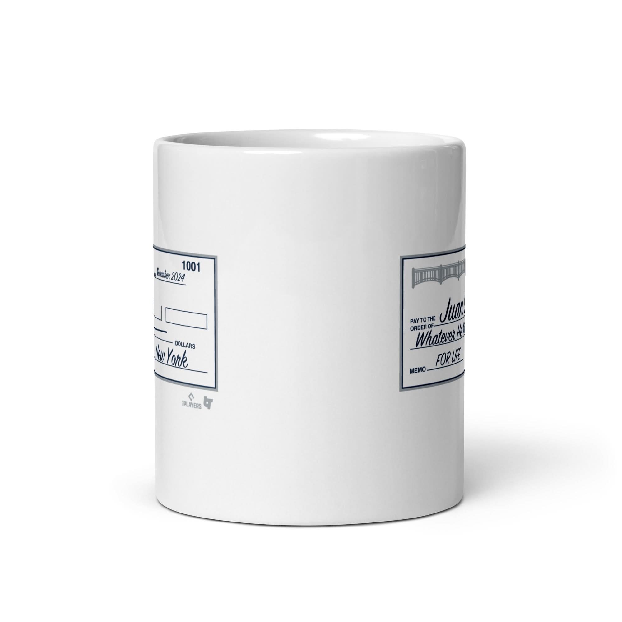 Juan Soto: Blank Check Mug 3
