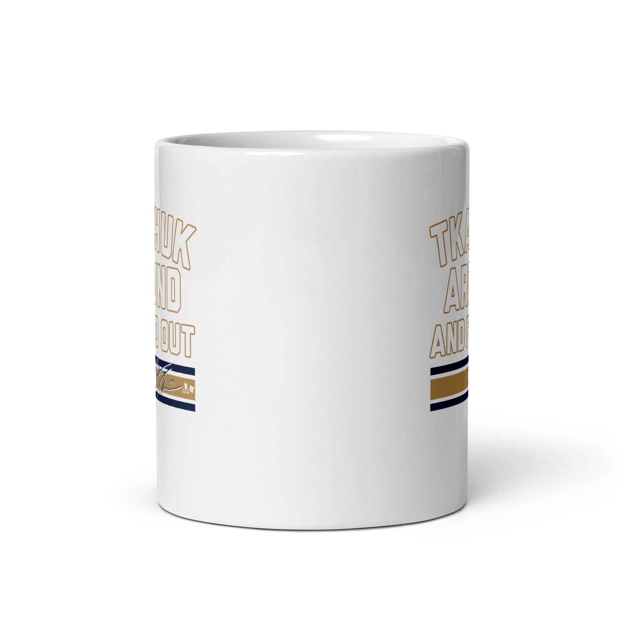 Matthew Tkachuk Around and Find Out Mug 4