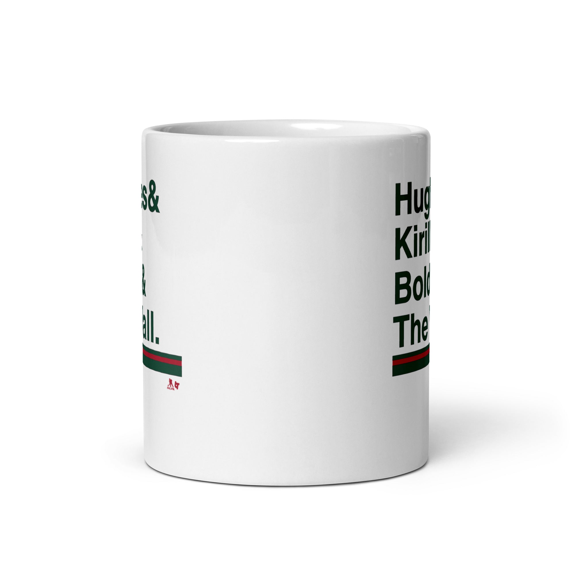 Minnesota Hockey Ampersand: Hughes & Kirill & Boldy & The Wall Mug 4