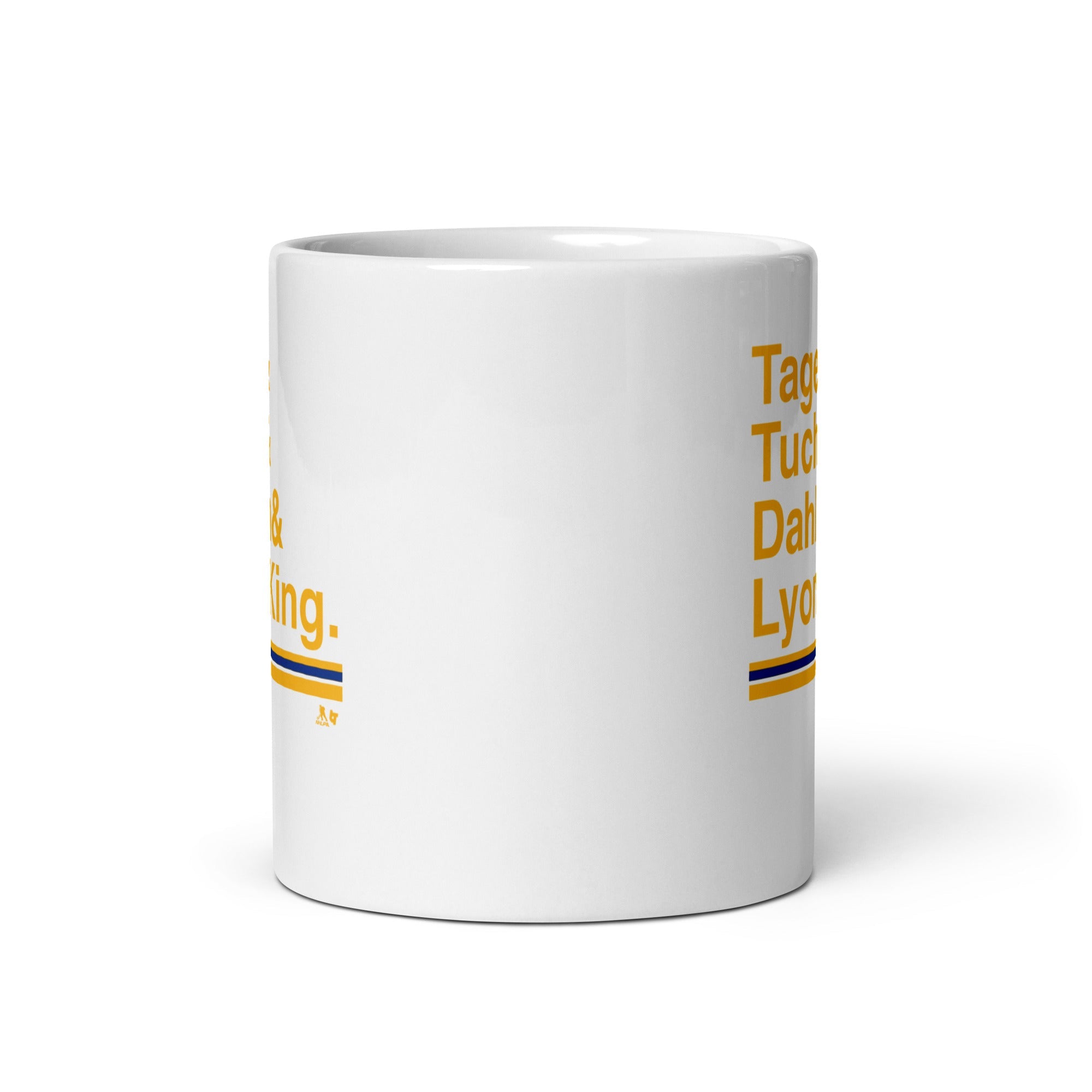 Buffalo Hockey Ampersand: Tage & Tuch & Dahlin & Lyon King Mug 4