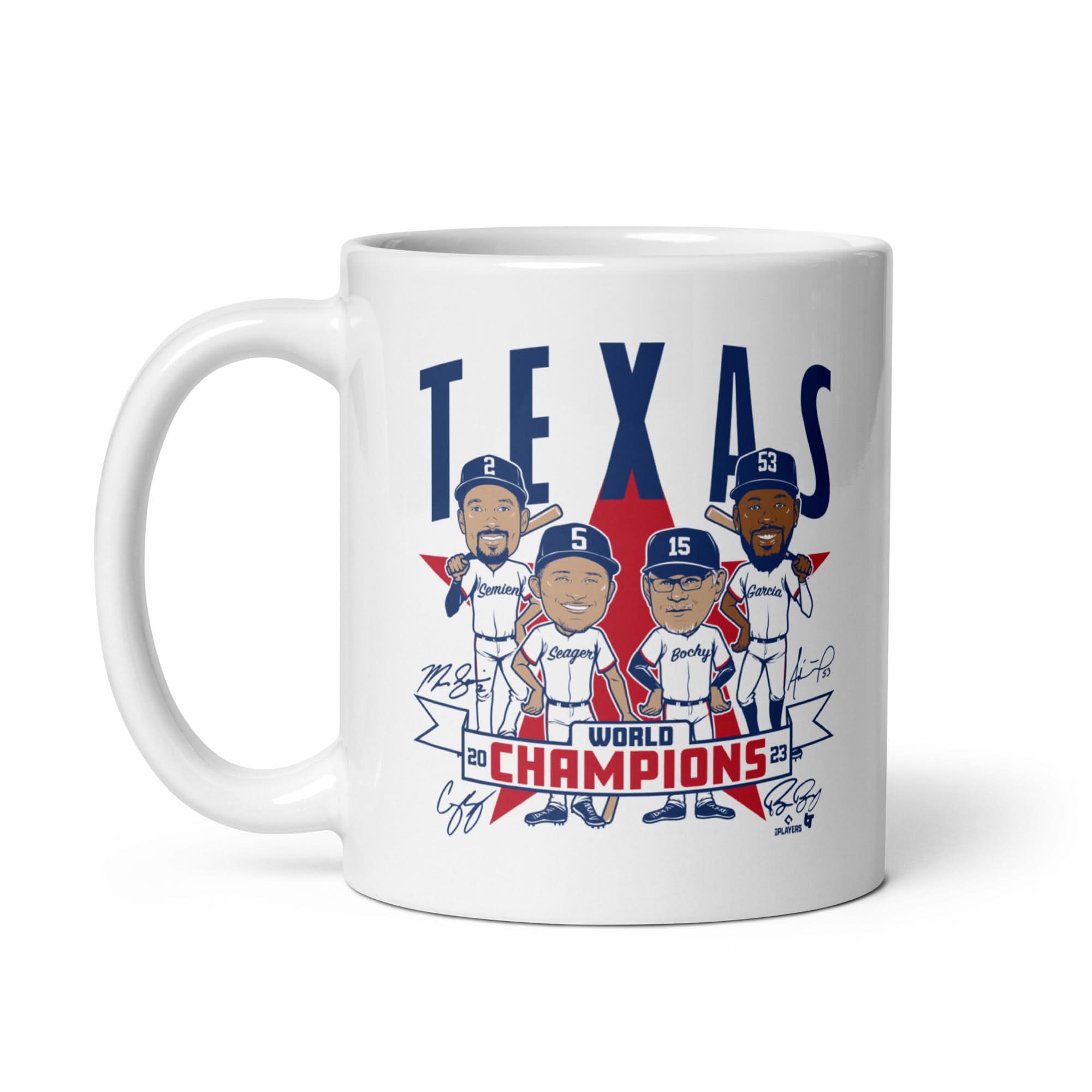 Texas Baseball: World Champions Caricatures Mug 3