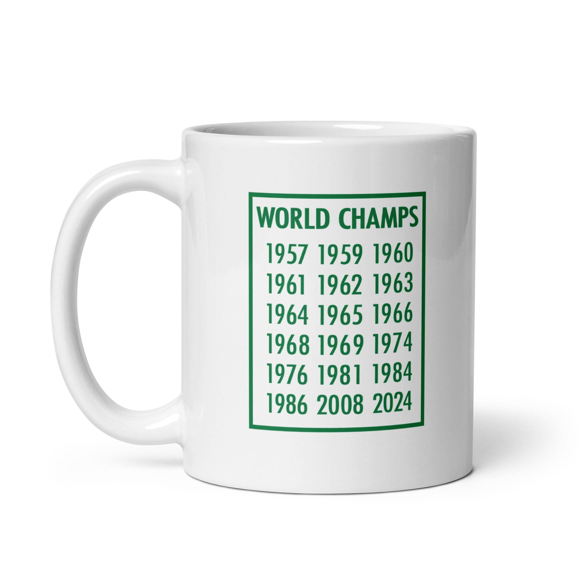 Boston Basketball: 18-Time World Champions Mug 3