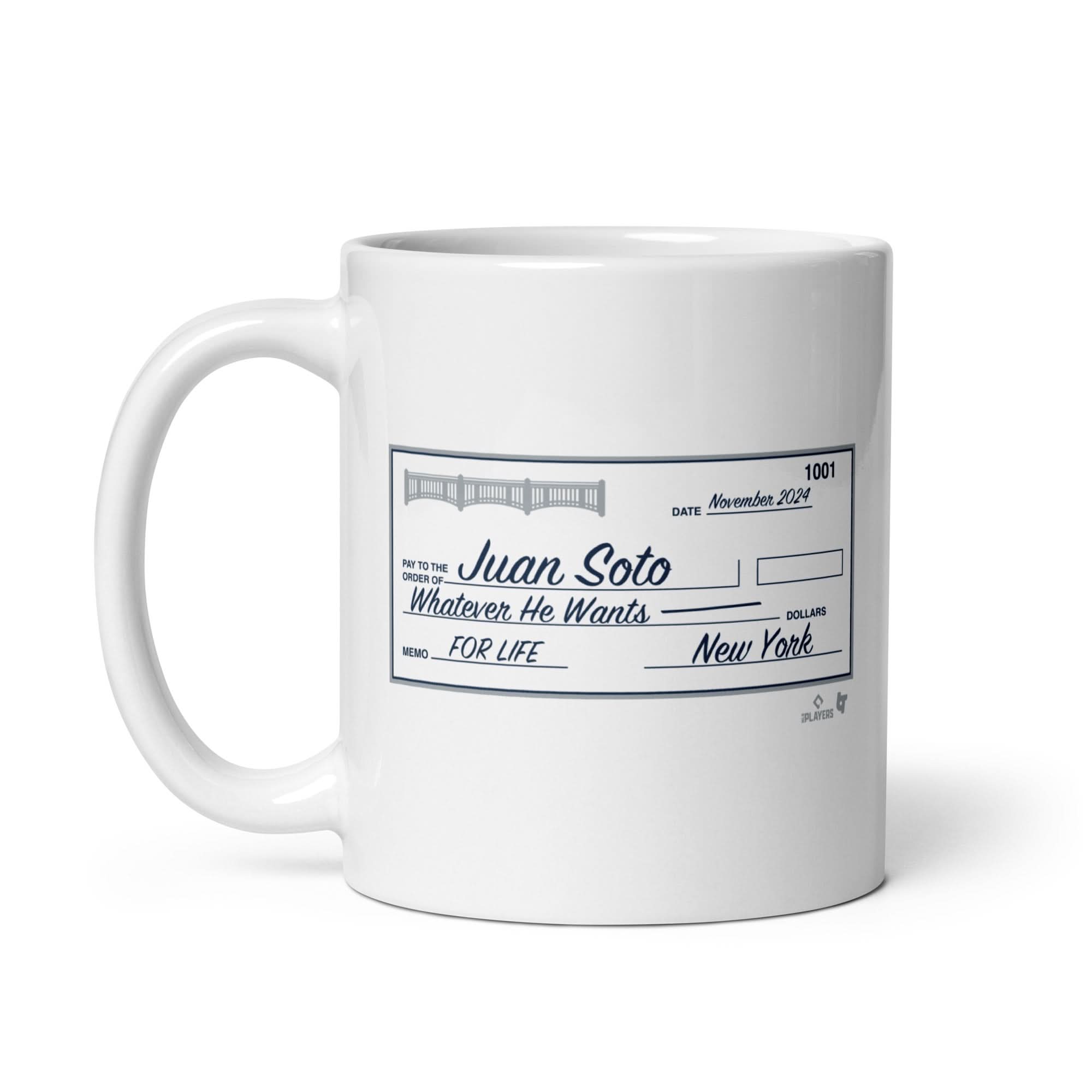 Juan Soto: Blank Check Mug 2