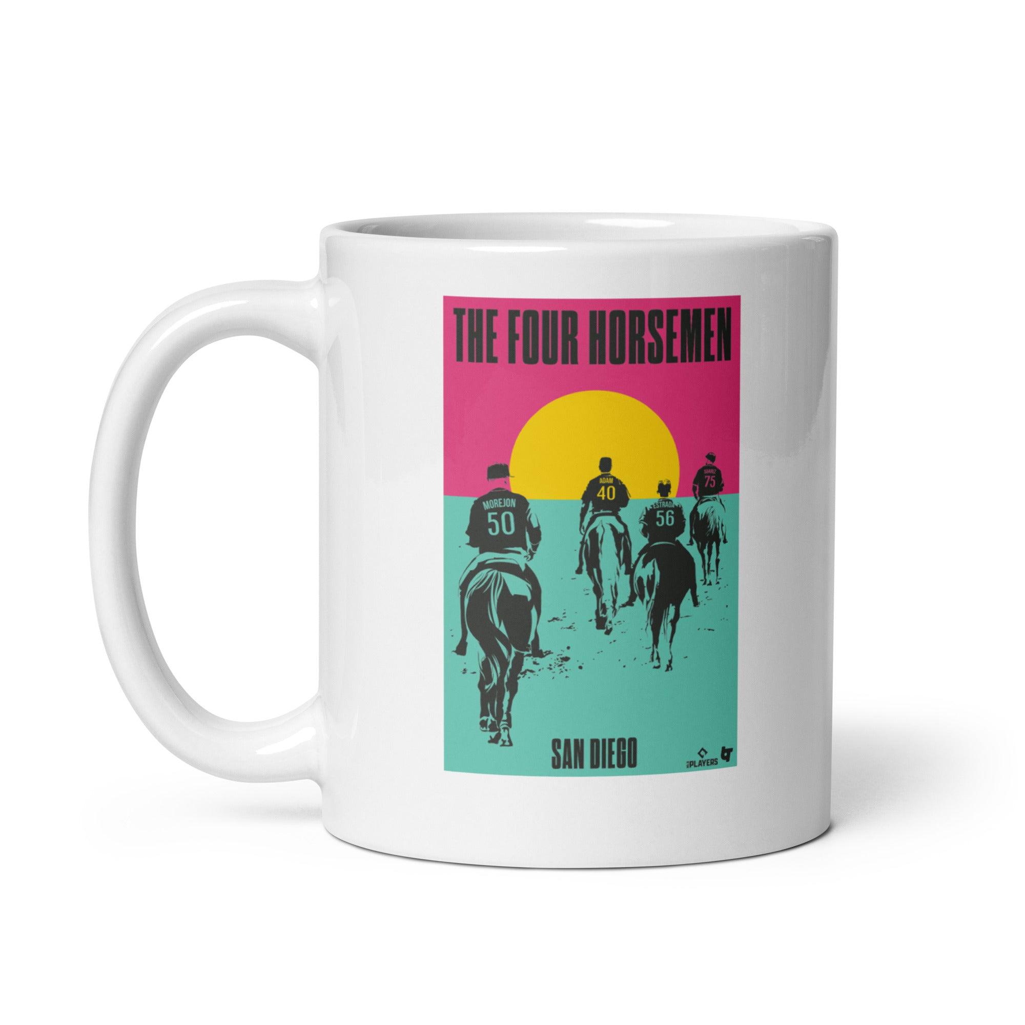 Adrian Morejon, Jason Adam, Jeremiah Estrada, Robert Suarez: The Four Horsemen Mug 3
