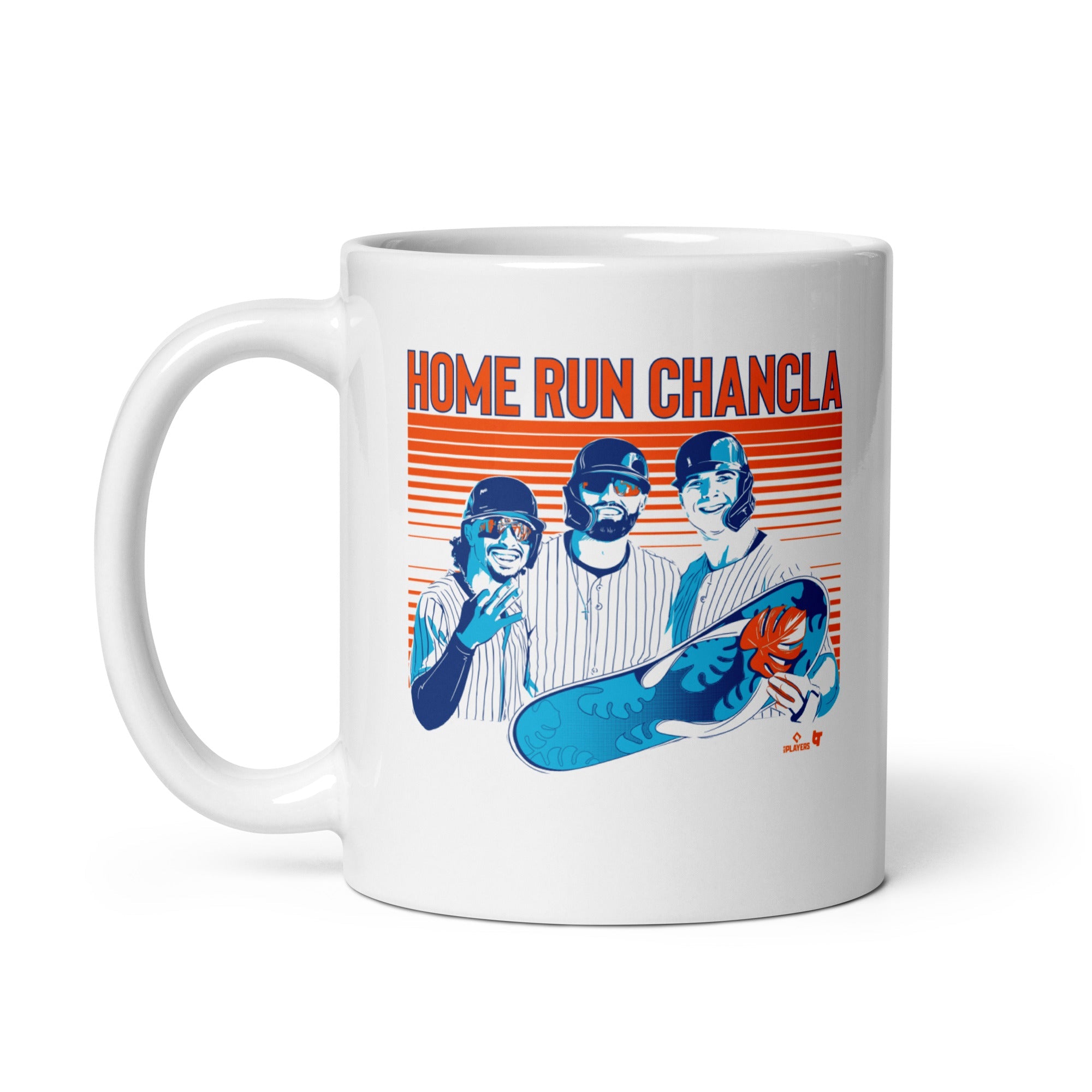 Francisco Lindor, Brandon Nimmo, & Pete Alonso: Home Run Chancla Mug 3