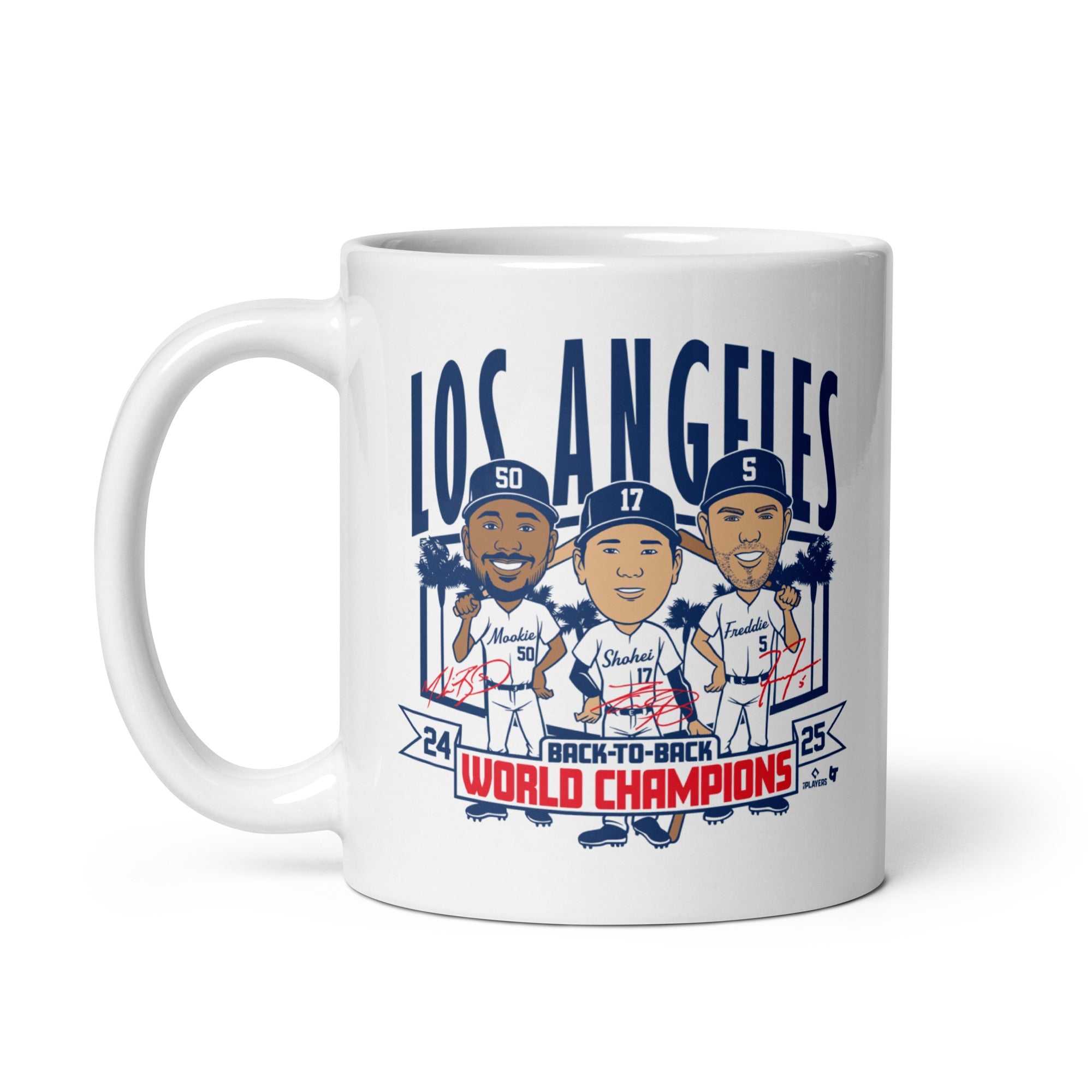 Los Angeles Baseball: Back-to-Back World Champs Caricatures 3