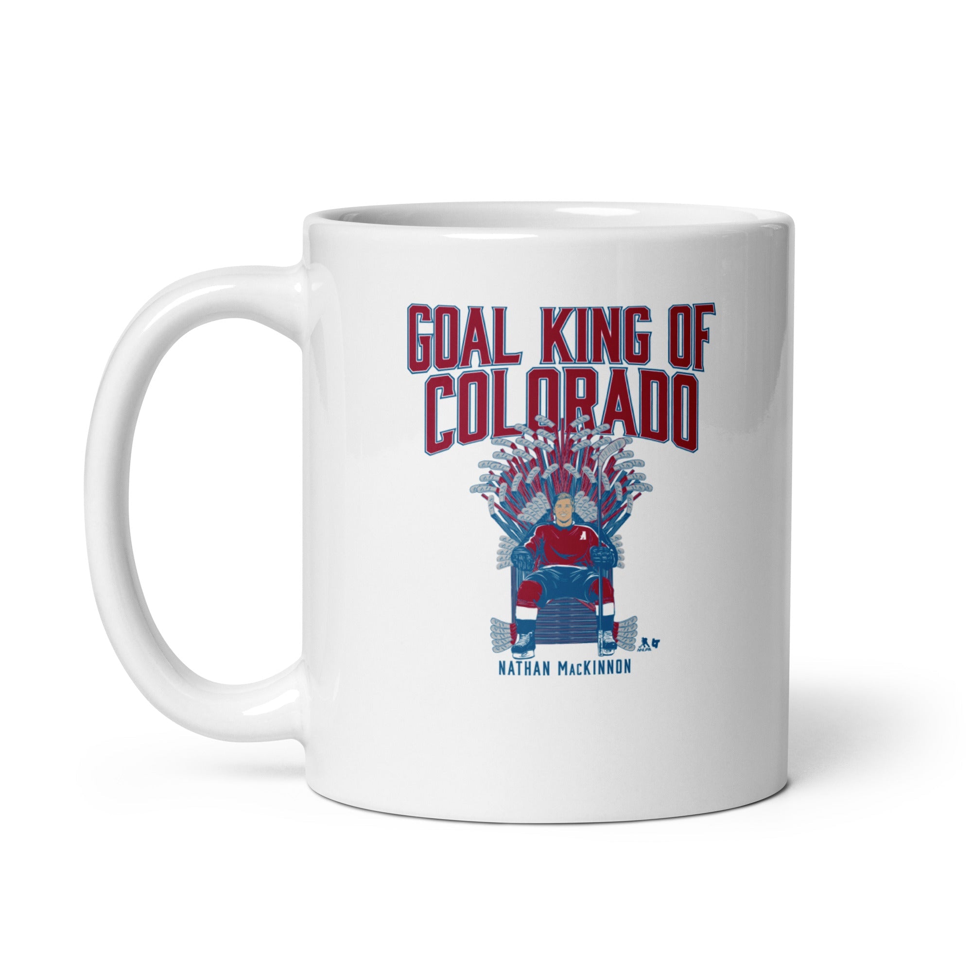 Nathan MacKinnon: Goal King of Colorado Mug 3