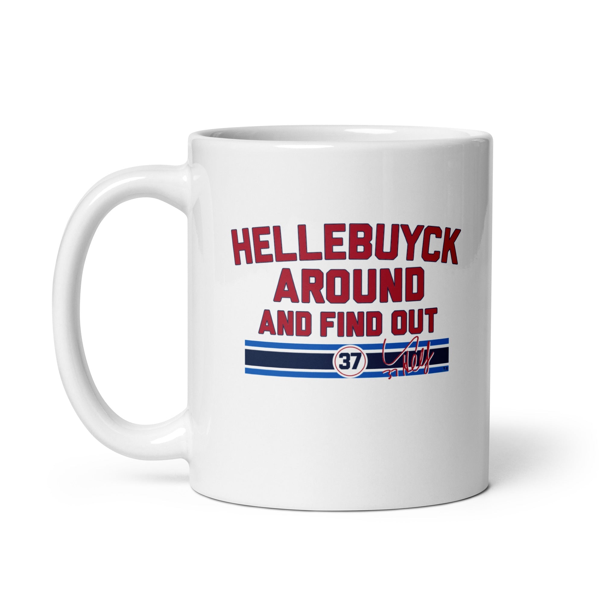 Connor Hellebuyck Around and Find Out Mug 3