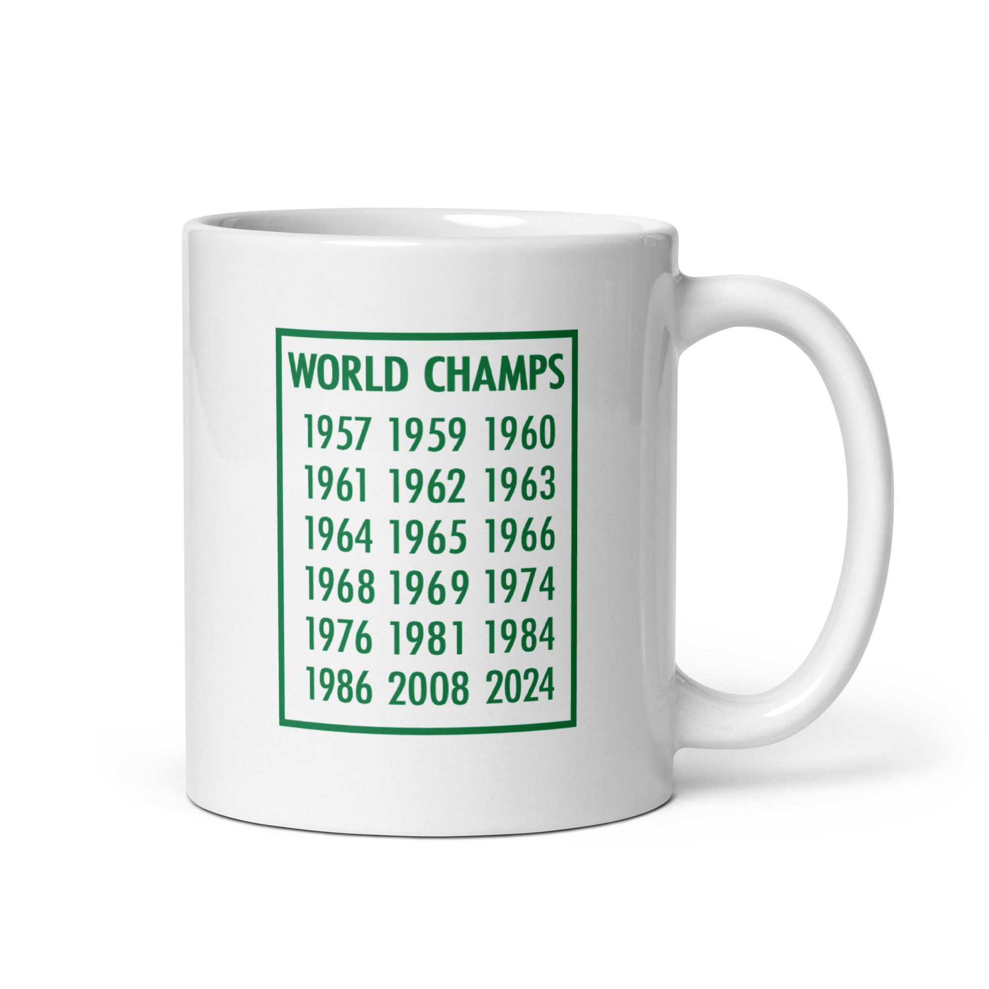 Boston Basketball: 18-Time World Champions Mug 2