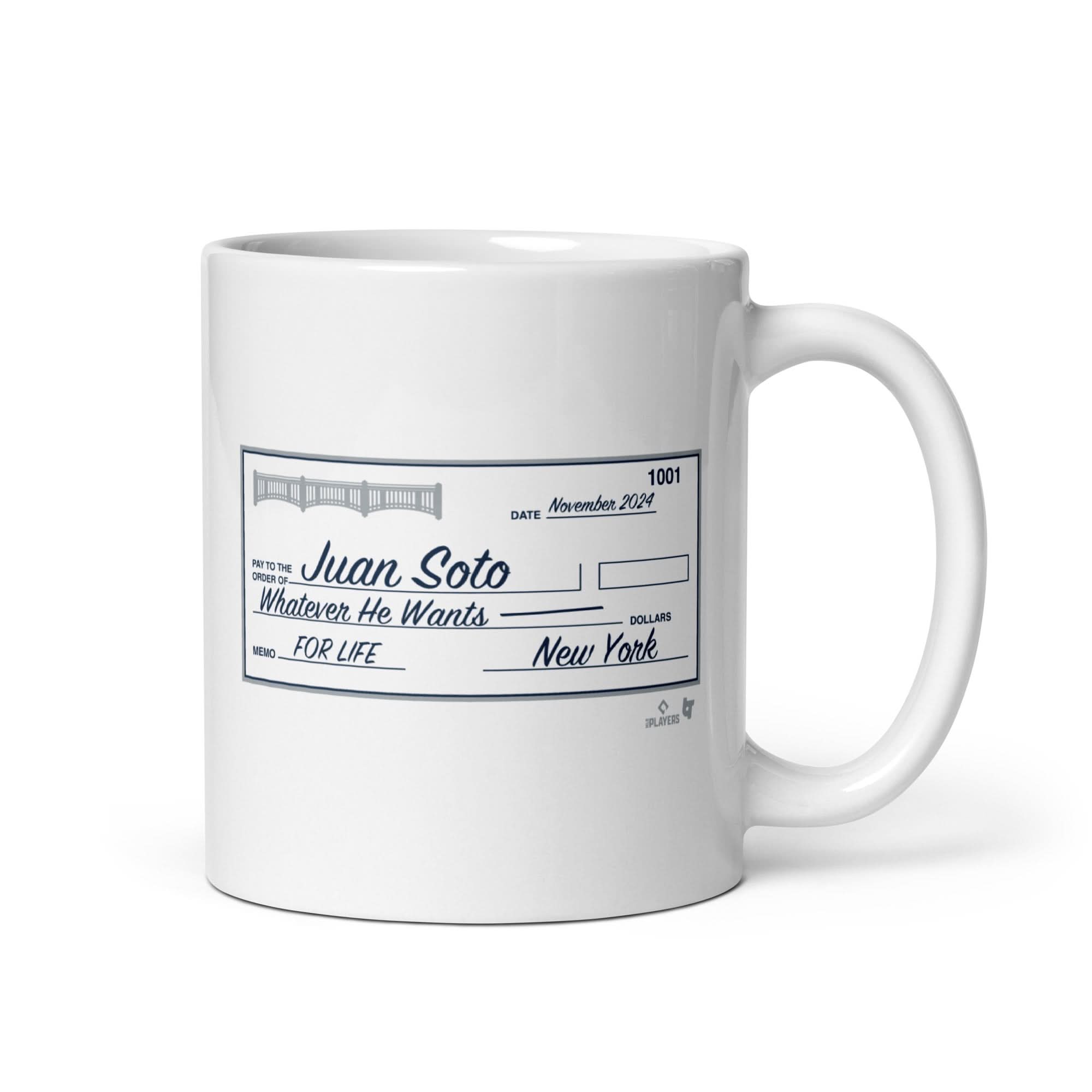 Juan Soto: Blank Check Mug 1