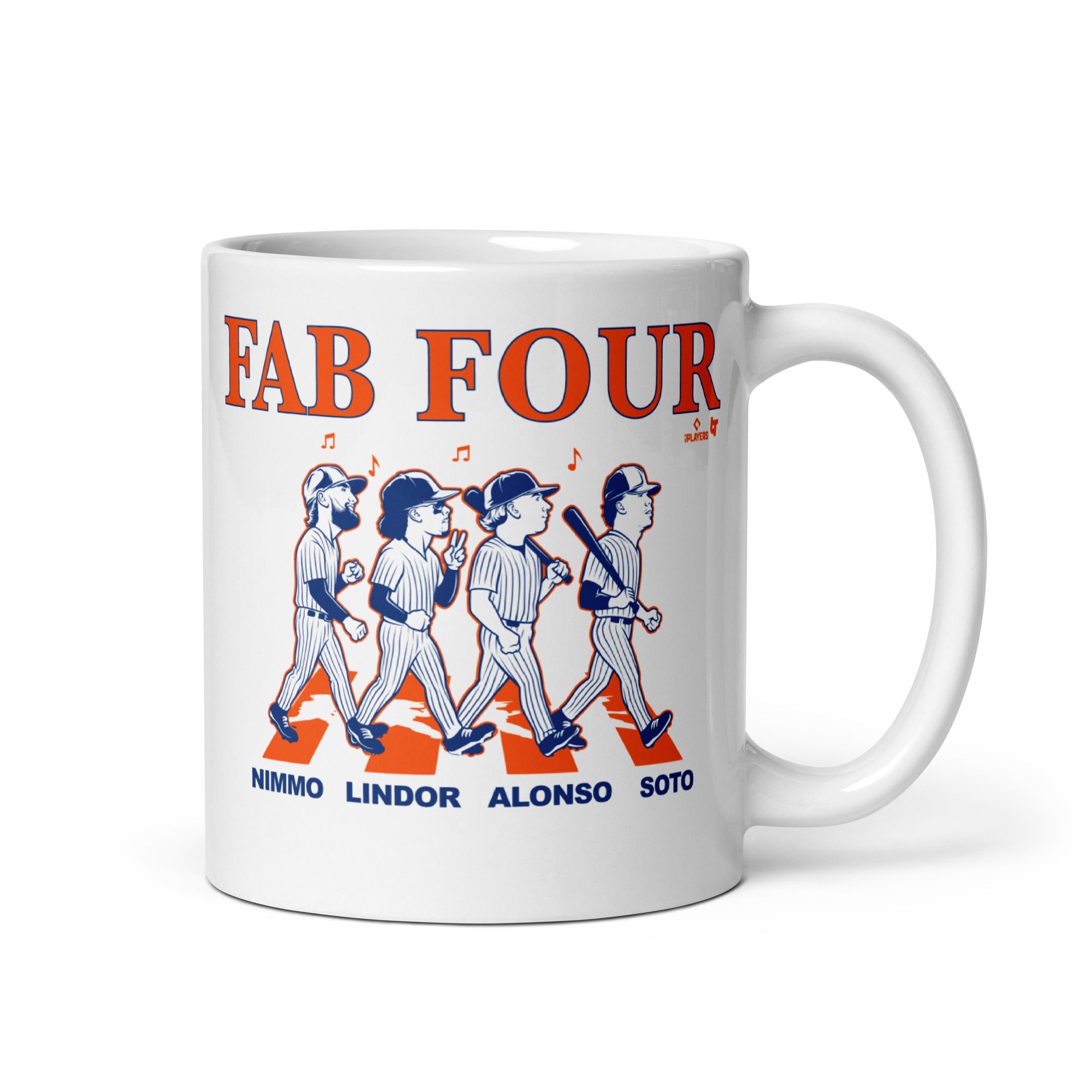 Francisco Lindor, Juan Soto, Pete Alonso, & Brandon Nimmo: Fab Four Album Mug 2