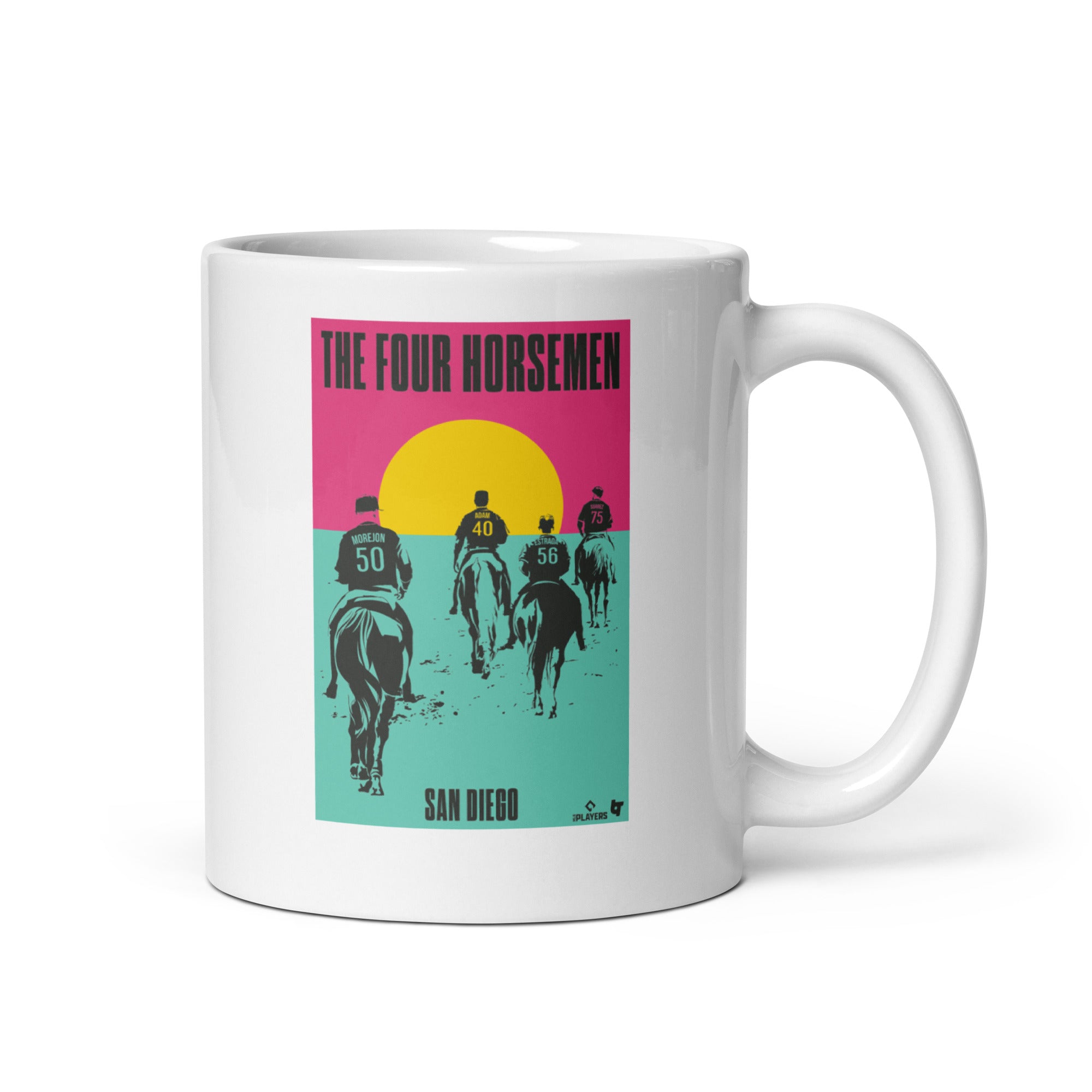 Adrian Morejon, Jason Adam, Jeremiah Estrada, Robert Suarez: The Four Horsemen Mug 2