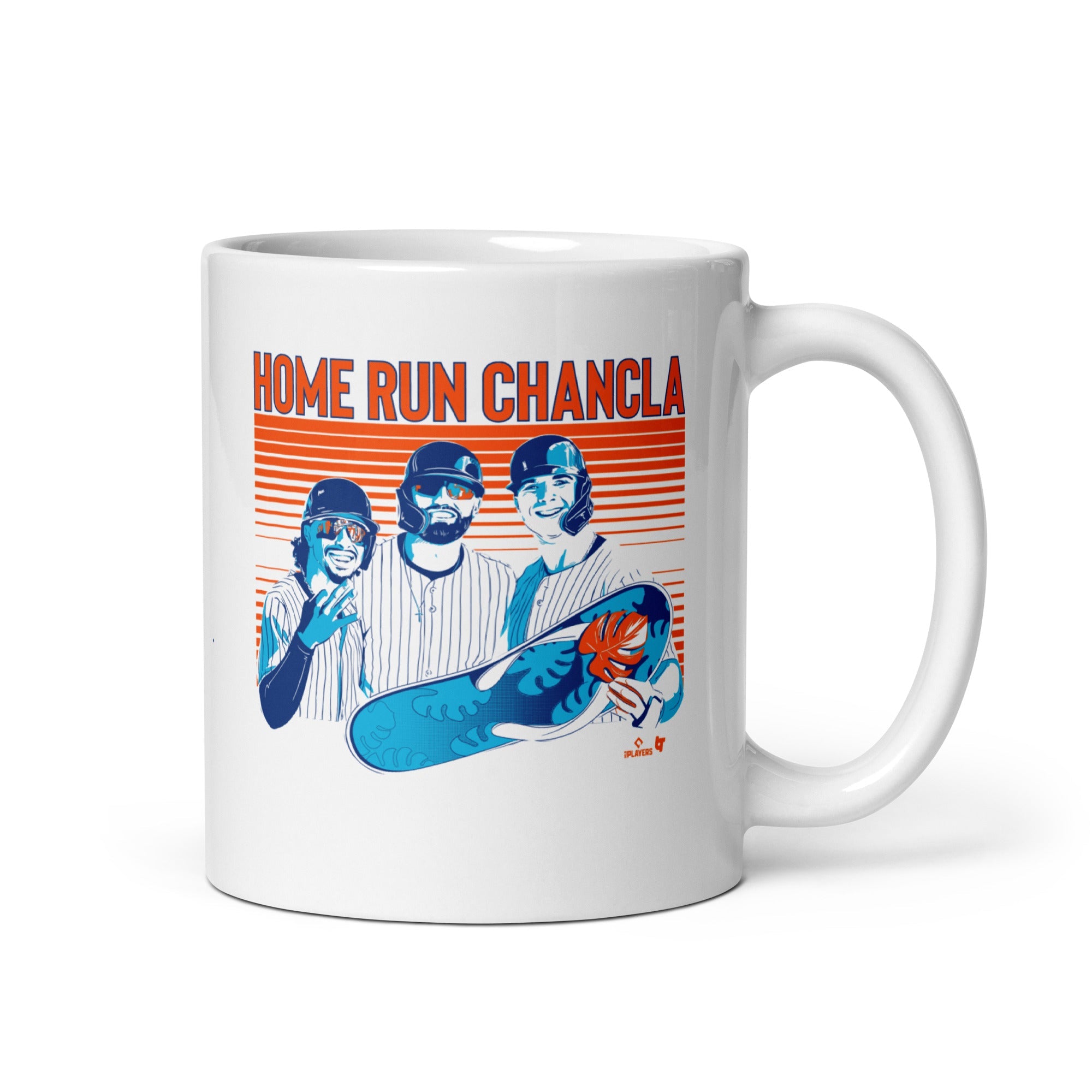 Francisco Lindor, Brandon Nimmo, & Pete Alonso: Home Run Chancla Mug 2