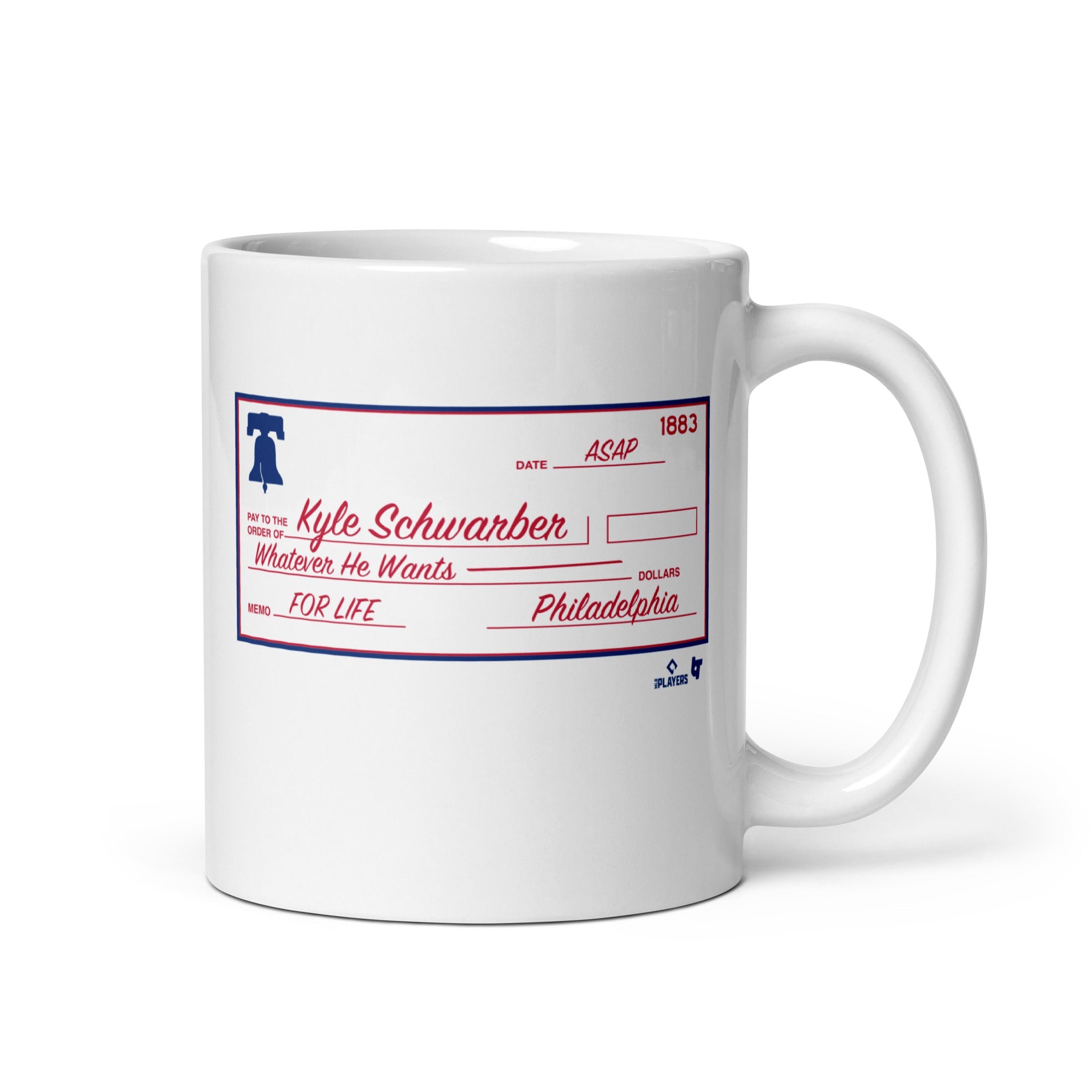 Kyle Schwarber: Blank Check Mug 2
