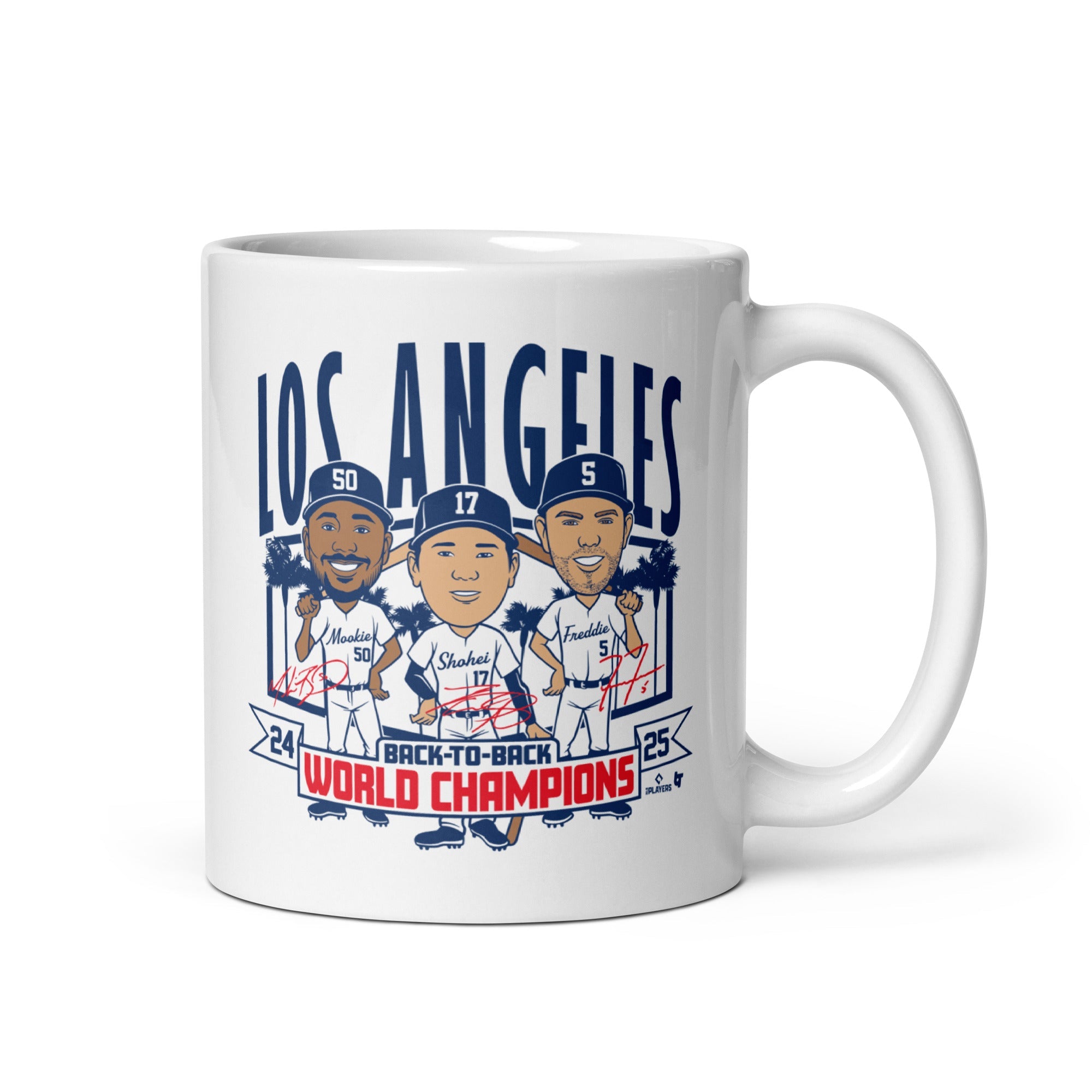 Los Angeles Baseball: Back-to-Back World Champs Caricatures 2