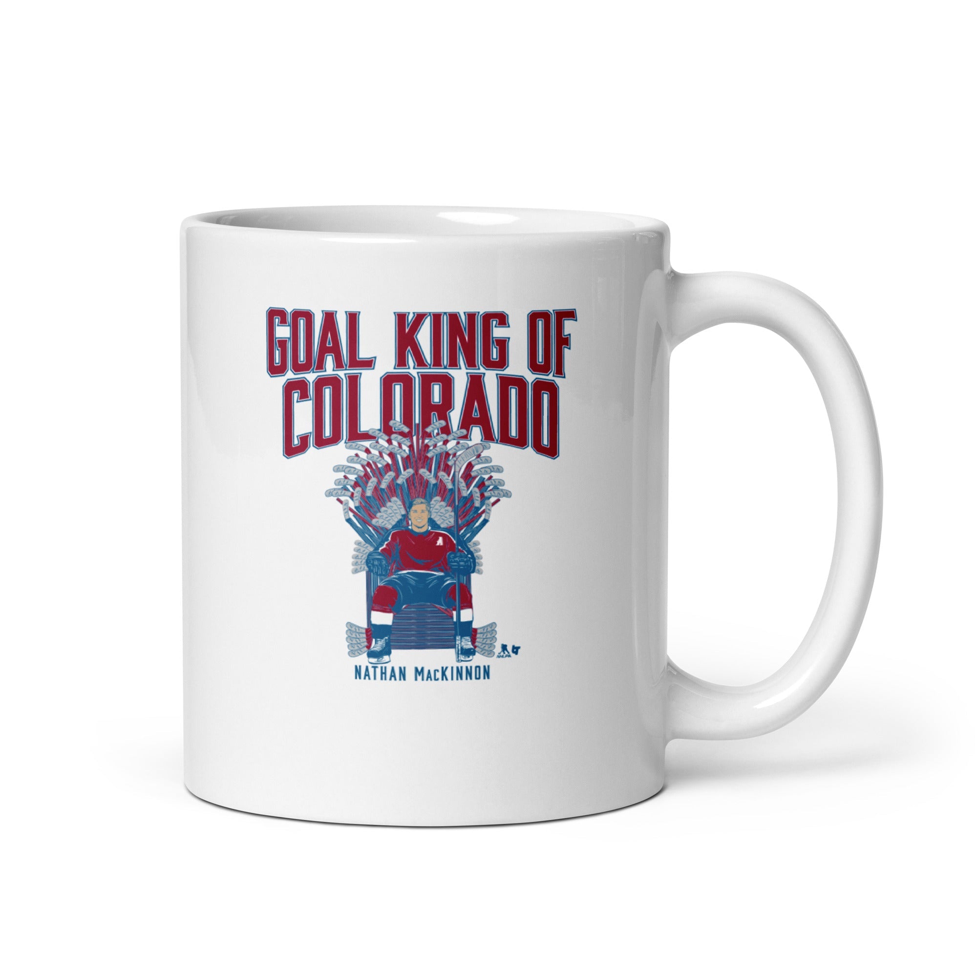 Nathan MacKinnon: Goal King of Colorado Mug 2
