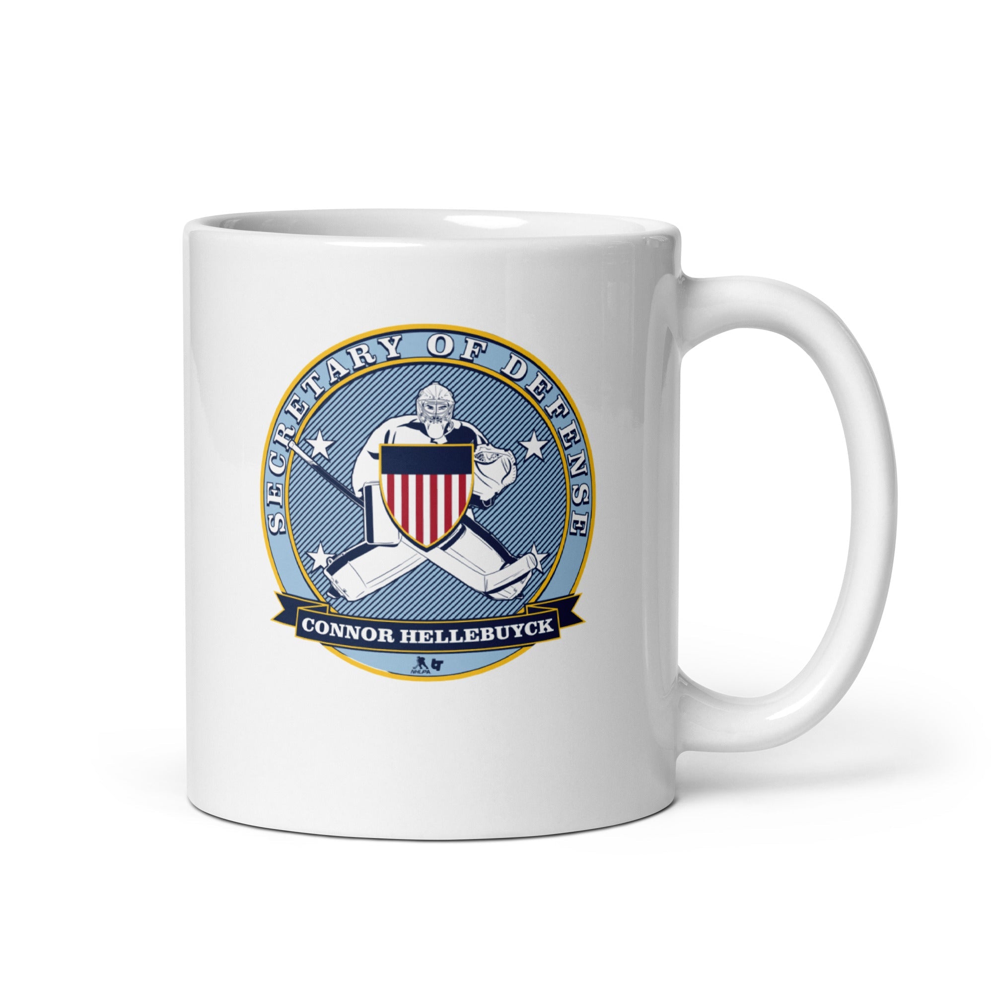 Connor Hellebuyck: Secretary of Defense Mug 2