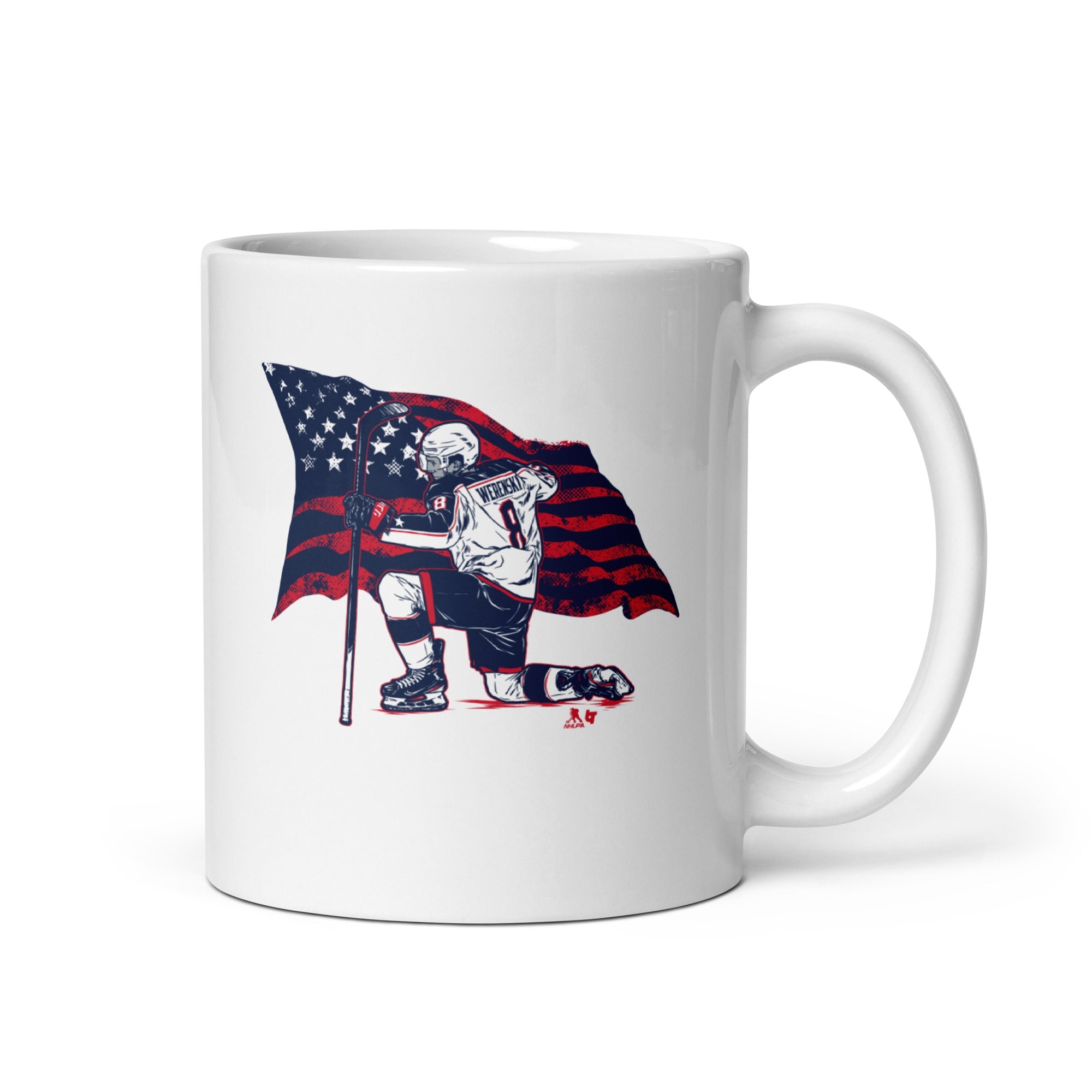 Zach Werenski: Stars & Stripes Superstar Pose Mug 2