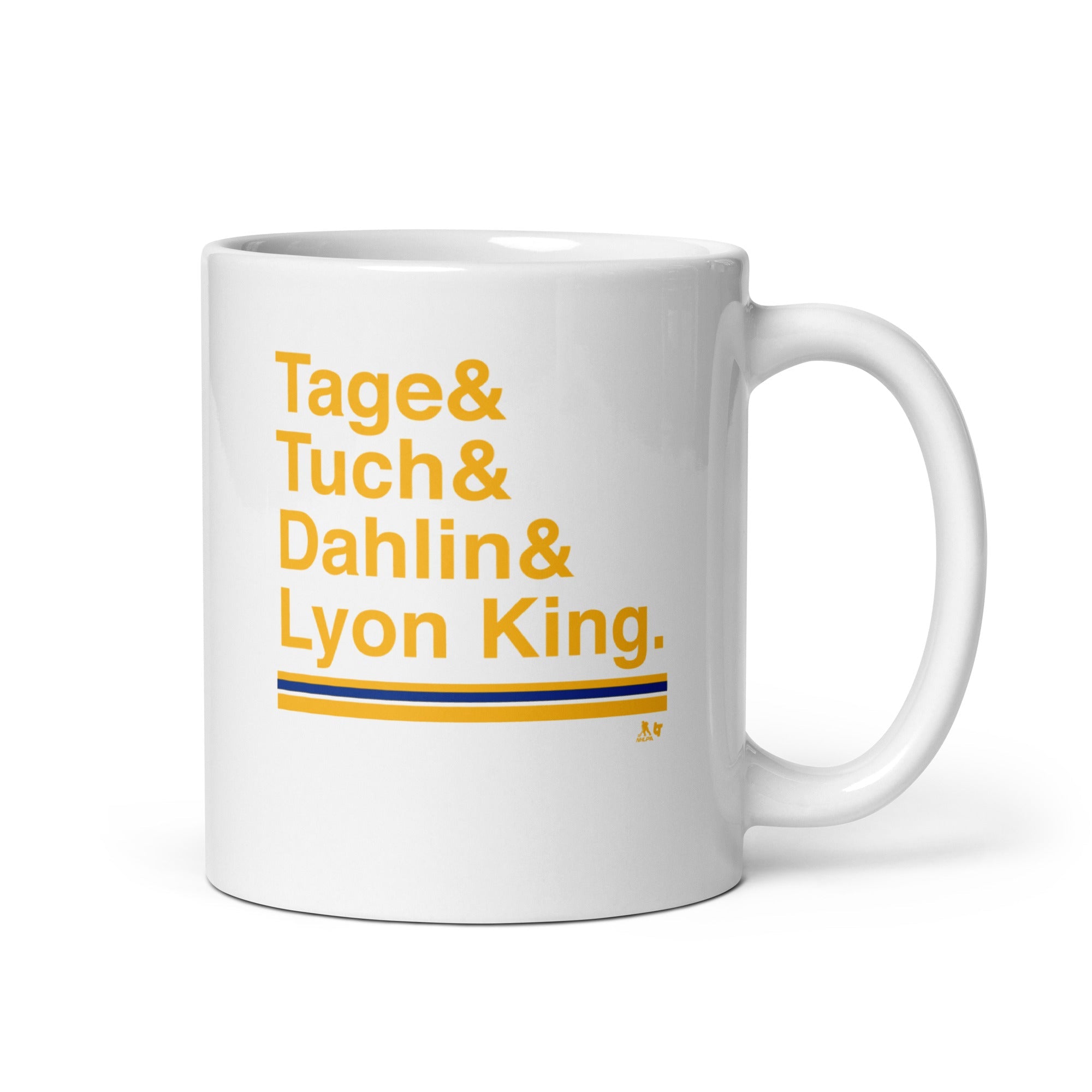 Buffalo Hockey Ampersand: Tage & Tuch & Dahlin & Lyon King Mug 2