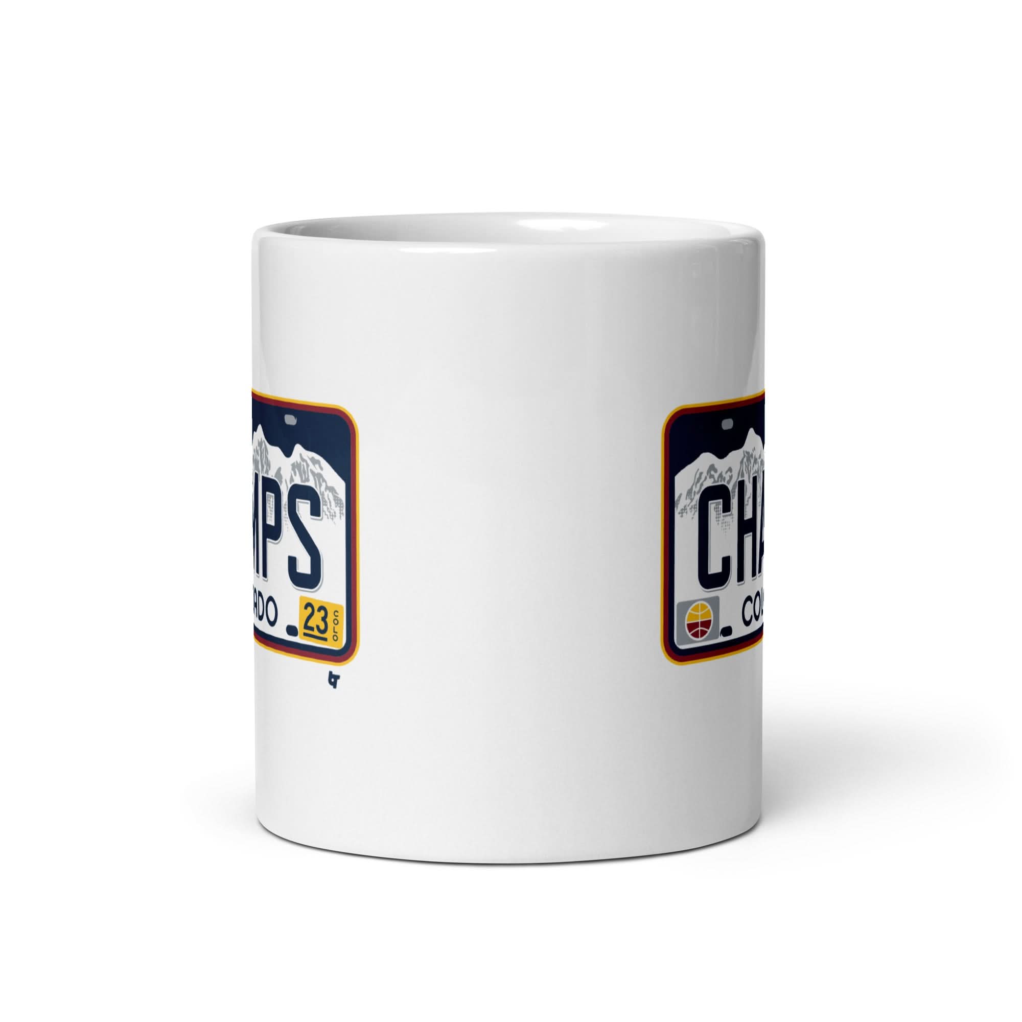 Denver Champs License Plate Mug 3