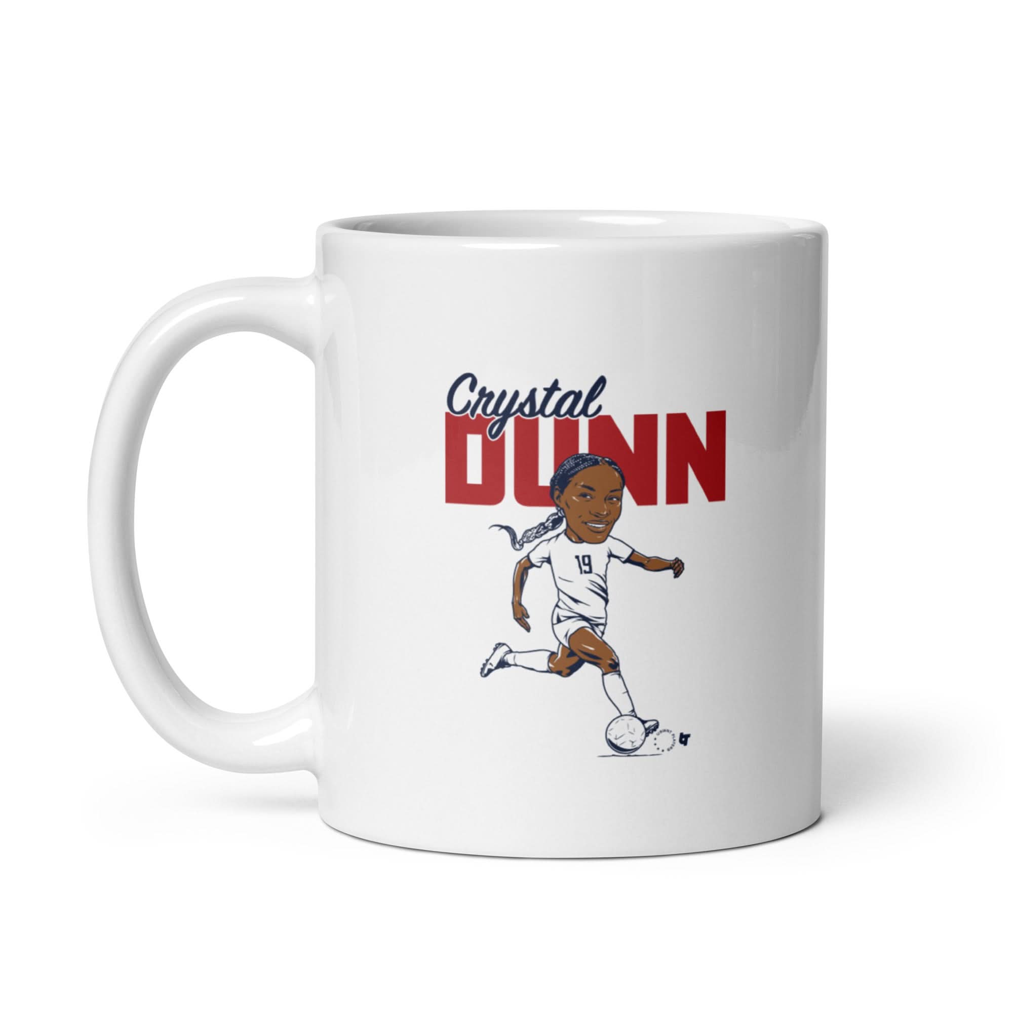 Crystal Dunn: Caricature Mug 3
