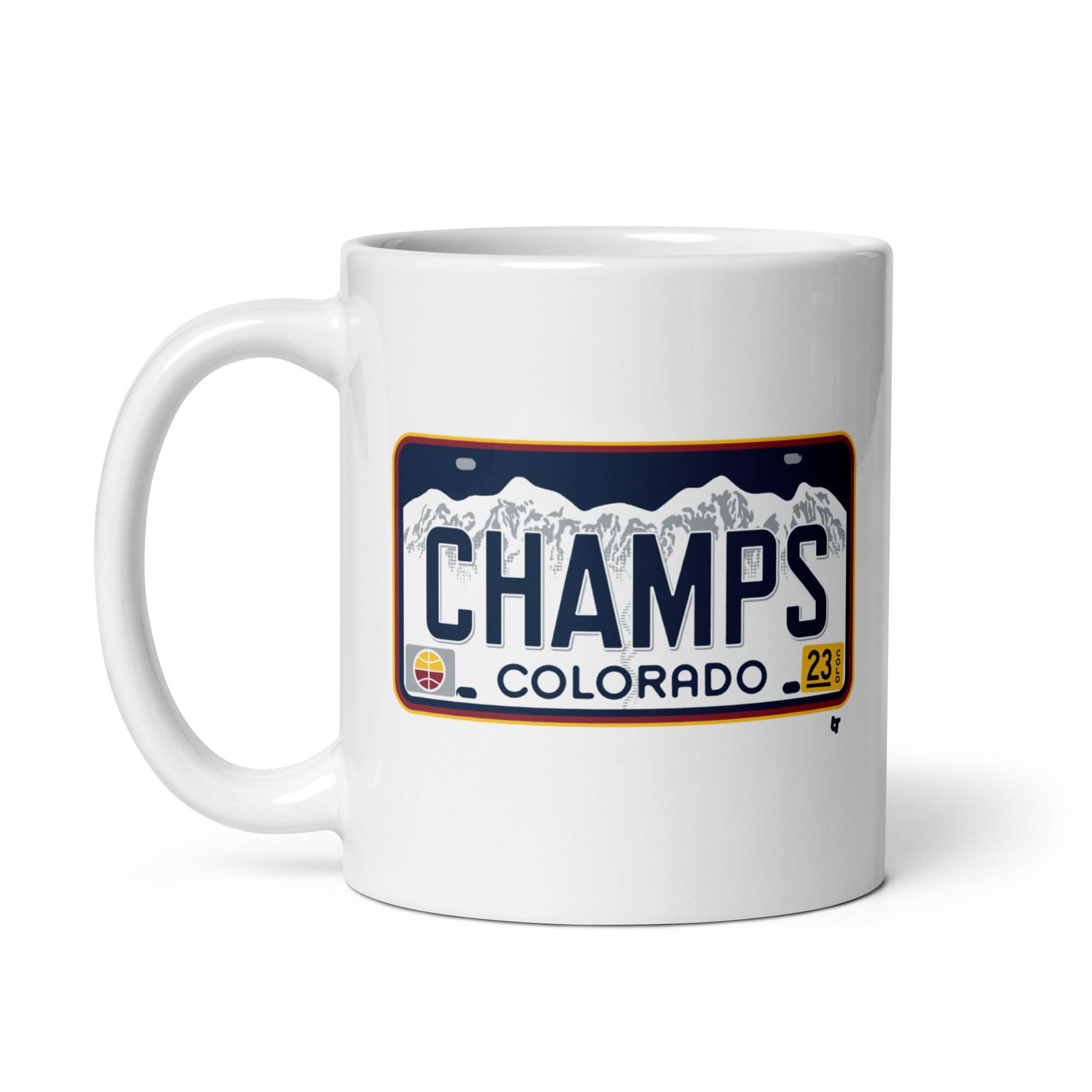 Denver Champs License Plate Mug 2