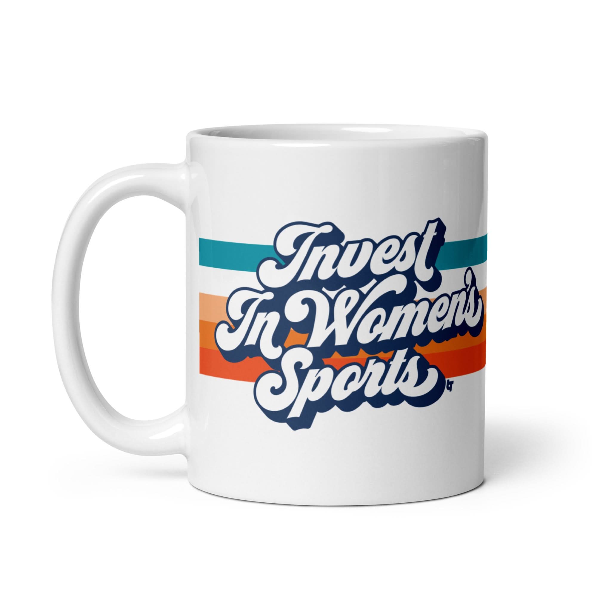 Invest In Women's Sports Script Mug 2